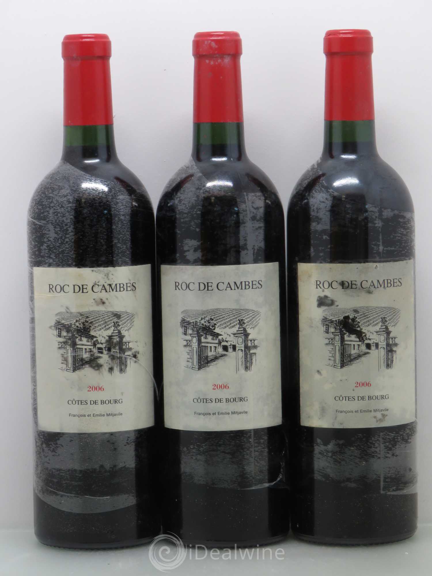 Roc de Cambes 2006 - Lot of 3 bottles - 0