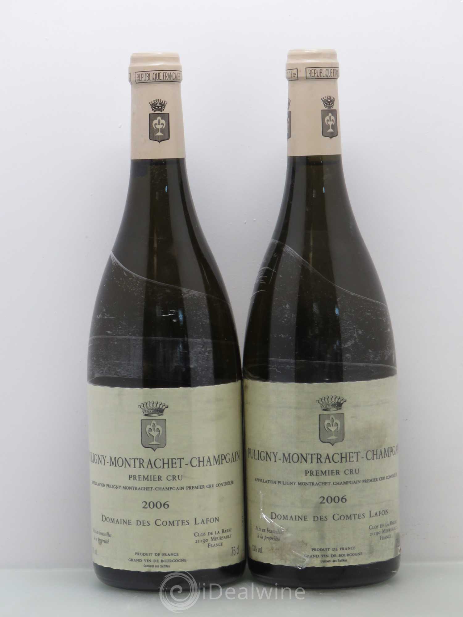 Puligny-Montrachet 1er Cru Champgain Comtes Lafon (Domaine des) 2006 - Lot de 2 bouteilles - 0