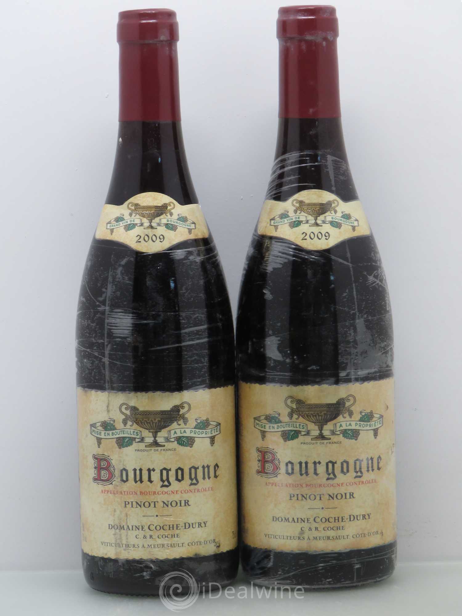 Bourgogne Coche Dury (Domaine) Pinot Noir 2009 - Lot de 2 bouteilles - 0