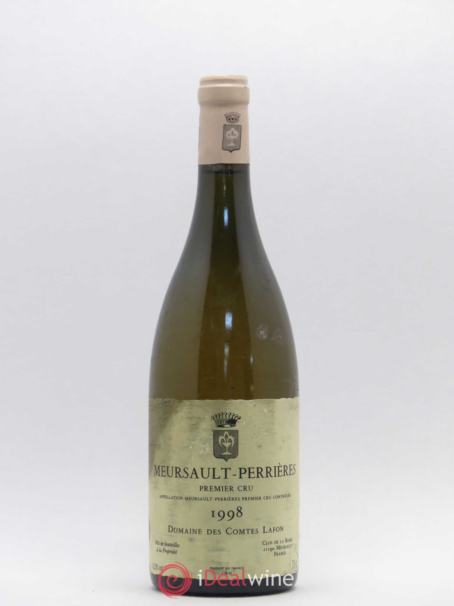 Meursault 1er Cru Perrières Comtes Lafon (Domaine des) 1998 - Lot de 1 bouteille - 0