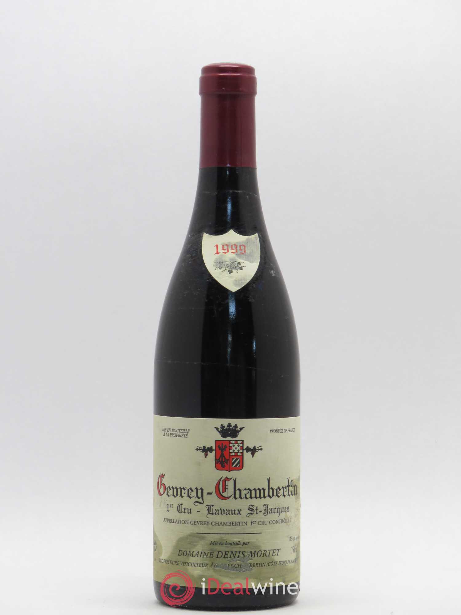 Gevrey-Chambertin 1er Cru Lavaux Saint Jacques Denis Mortet (Domaine) 1999 - Lot de 1 bouteille - 0