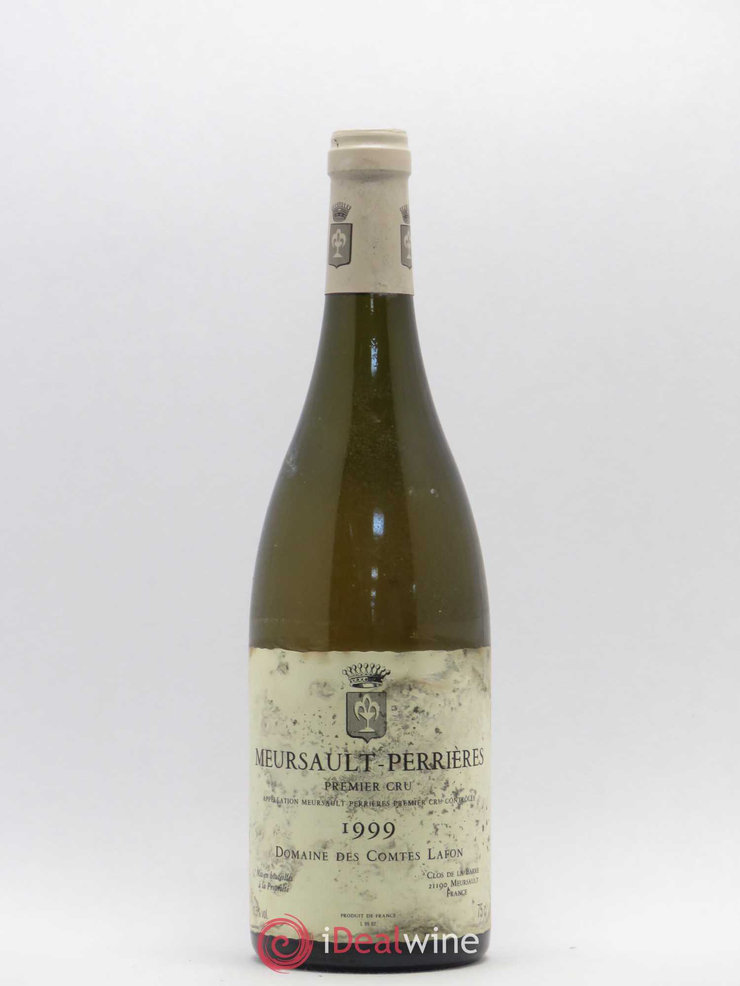 Meursault 1er Cru Perrières Comtes Lafon (Domaine des) 1999 - Lot de 1 bouteille - 0