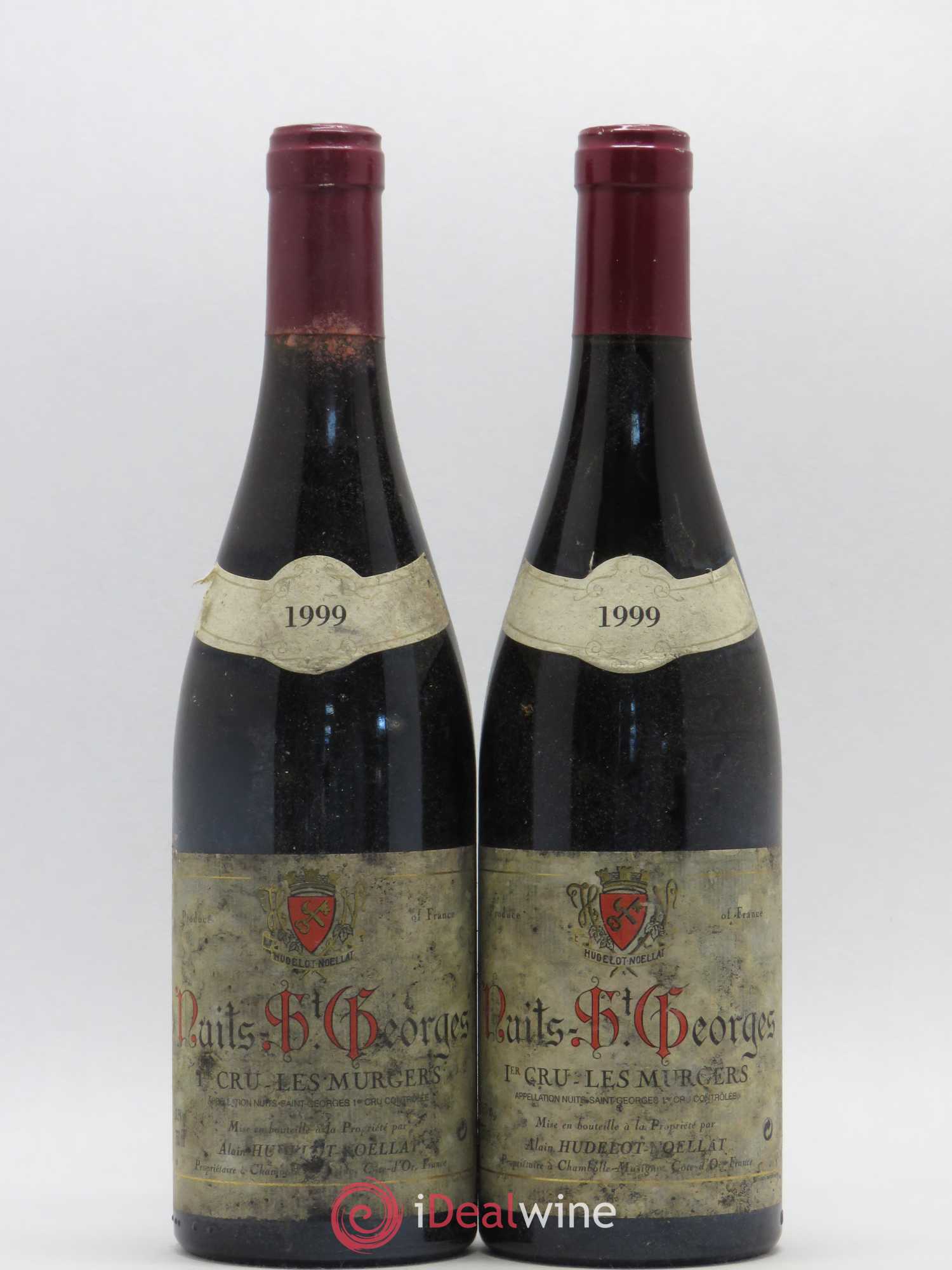 Nuits-Saint-Georges 1er Cru Les Murgers Hudelot-Noëllat 1999 - Lot de 2 bouteilles - 0