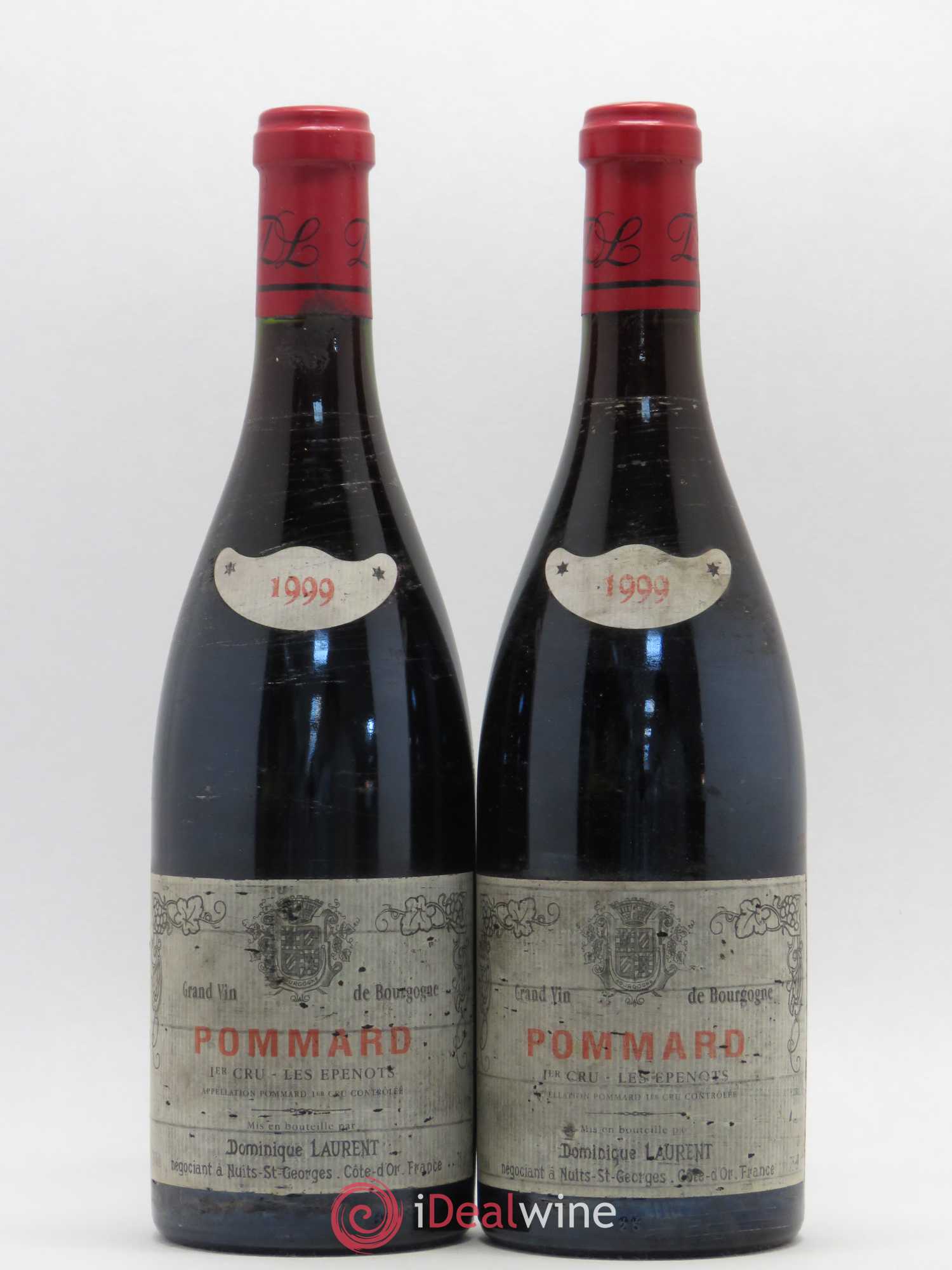 Pommard 1er Cru Les Epenots Dominique Laurent 1999 - Lot de 2 bouteilles - 0