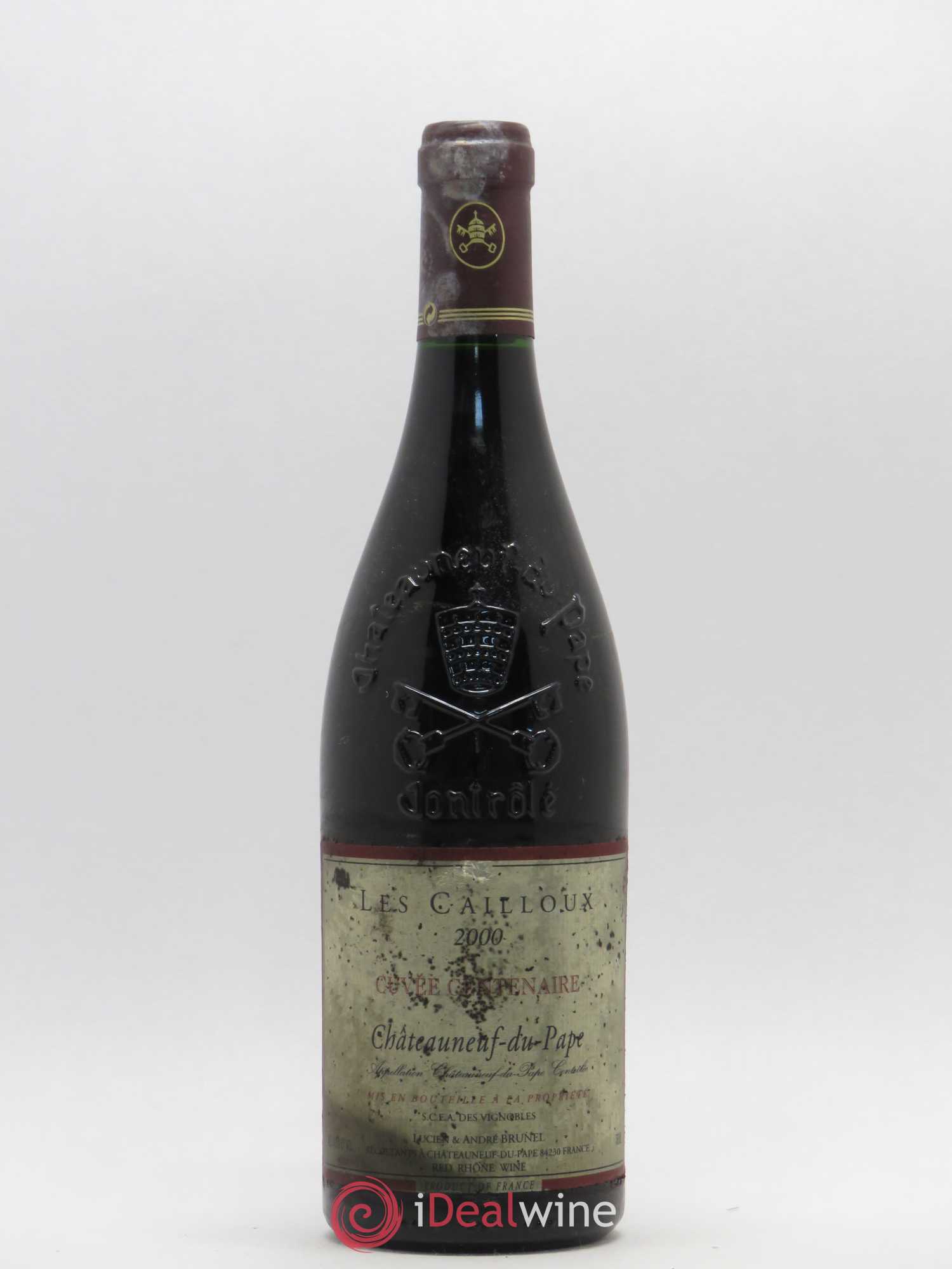 Châteauneuf-du-Pape Les Cailloux Cuvée Centenaire André Brunel 2000 - Lot de 1 bouteille - 0