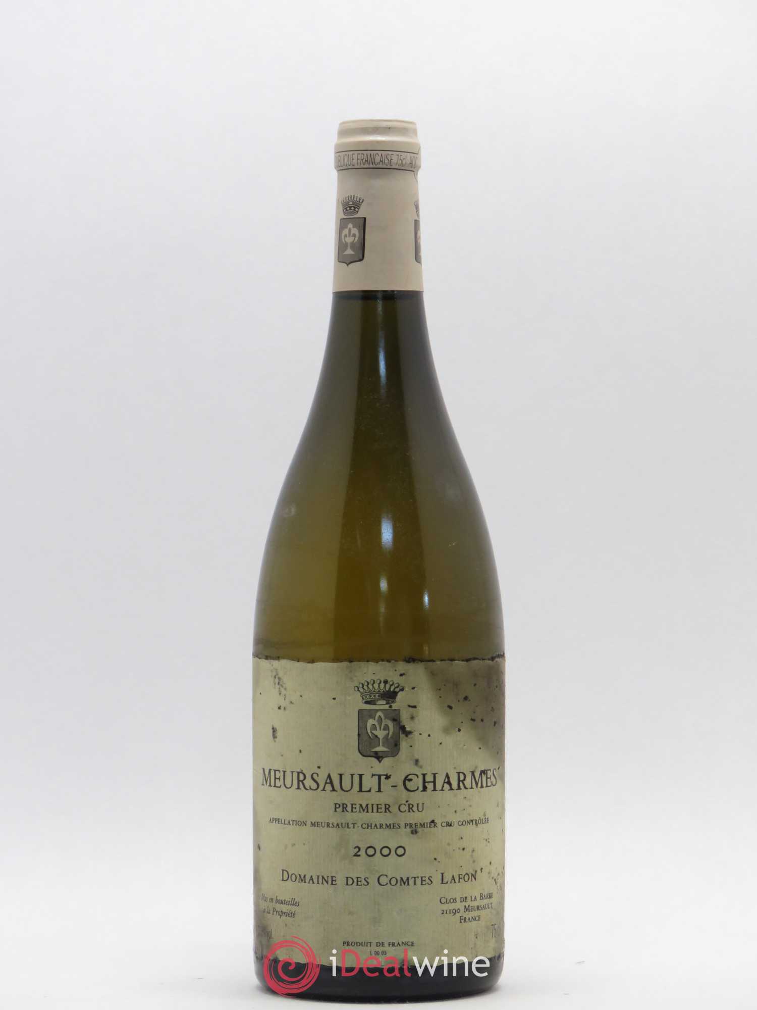 Meursault 1er Cru Charmes Comtes Lafon (Domaine des) 2000 - Lot de 1 bouteille - 0
