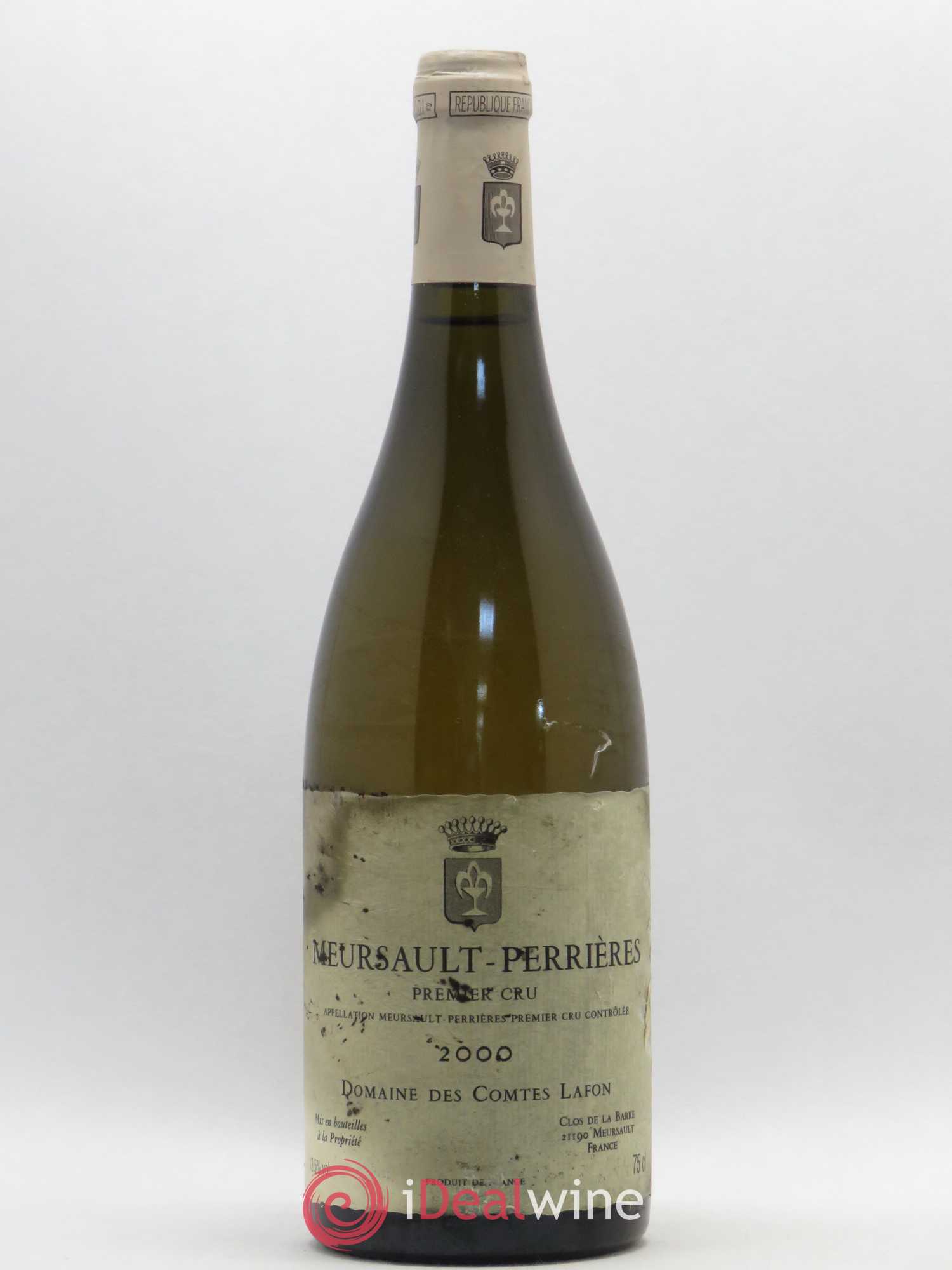Meursault 1er Cru Perrières Comtes Lafon (Domaine des) 2000 - Lot de 1 bouteille - 0