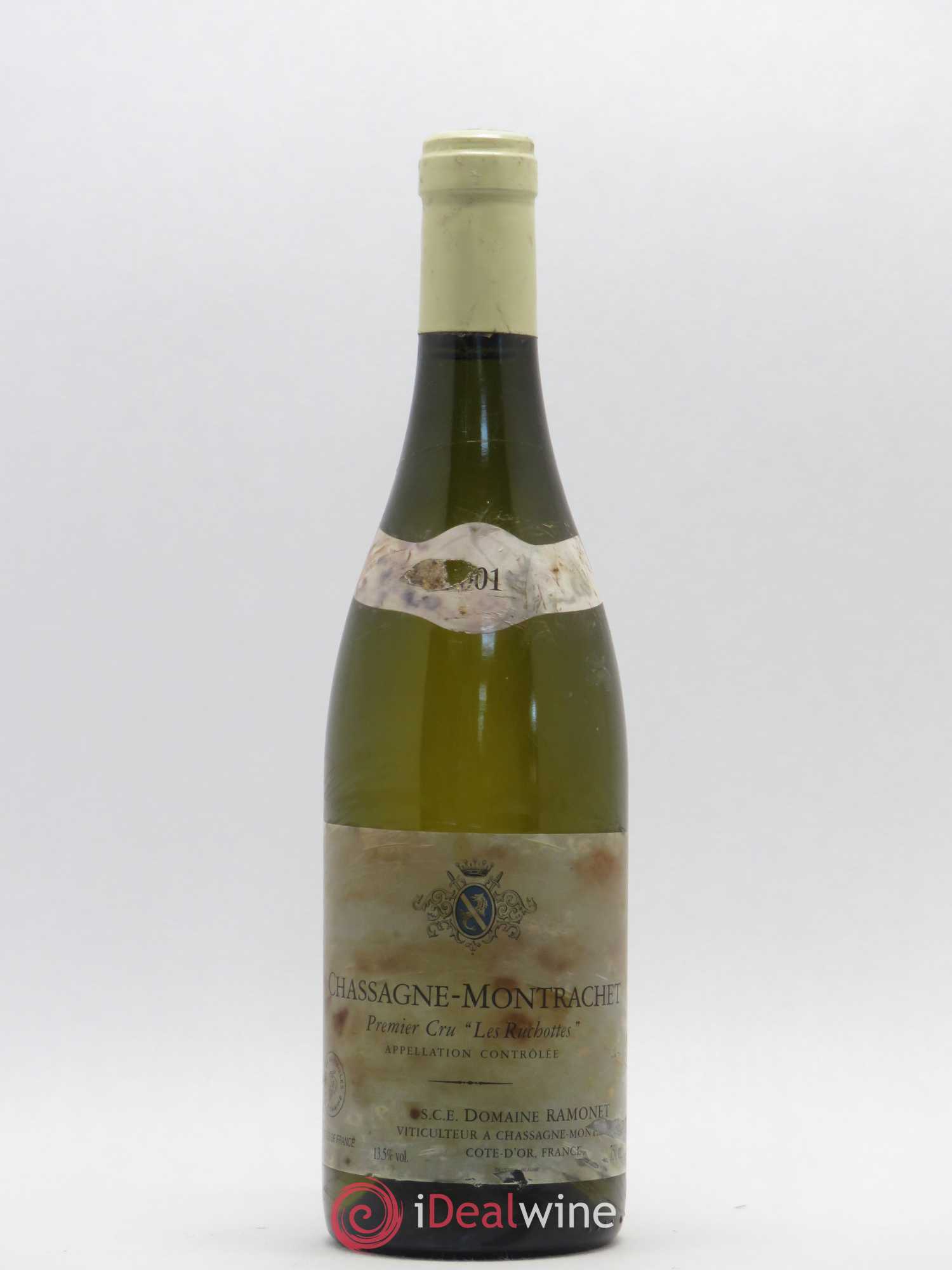 Chassagne-Montrachet 1er Cru Les Ruchottes Ramonet (Domaine) 2001 - Lot de 1 bouteille - 0