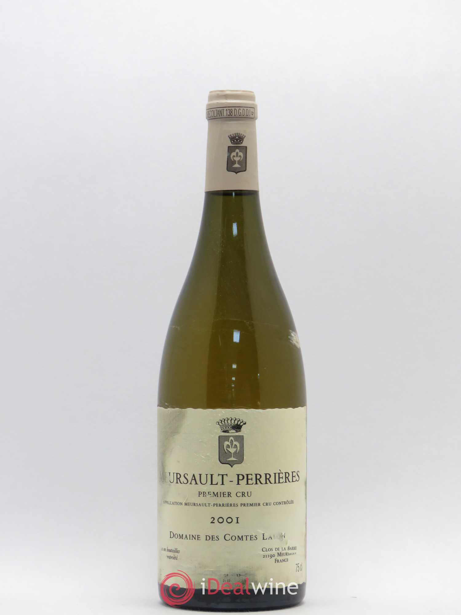 Meursault 1er Cru Perrières Comtes Lafon (Domaine des) 2001 - Lot de 1 bouteille - 0