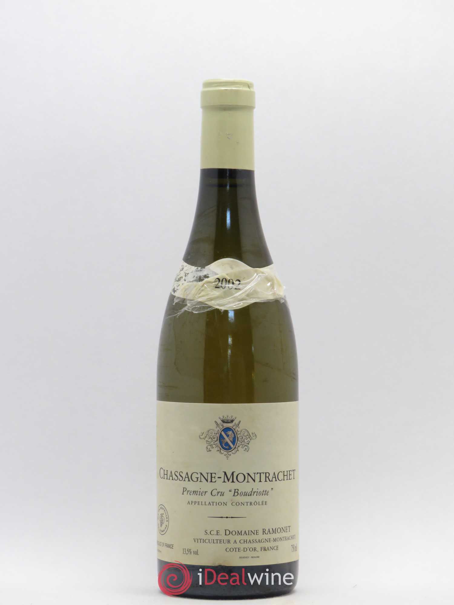 Chassagne-Montrachet 1er Cru Boudriotte Ramonet (Domaine) 2002 - Lot de 1 bouteille - 0