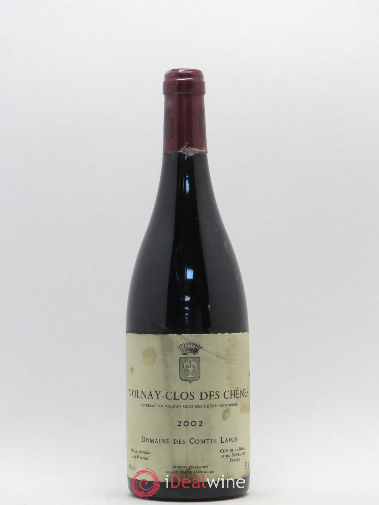 Volnay 1er Cru Clos des Chênes Comtes Lafon (Domaine des) 2002 - Lot de 1 bouteille - 0
