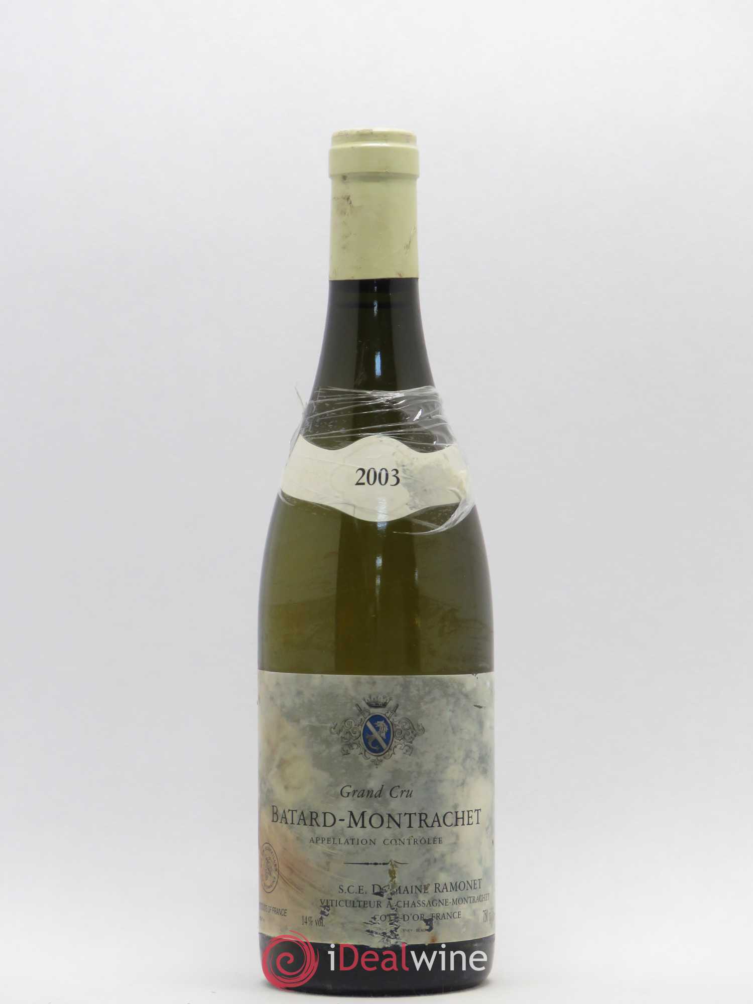 Bâtard-Montrachet Grand Cru Ramonet (Domaine) 2003 - Lot de 1 bouteille - 0