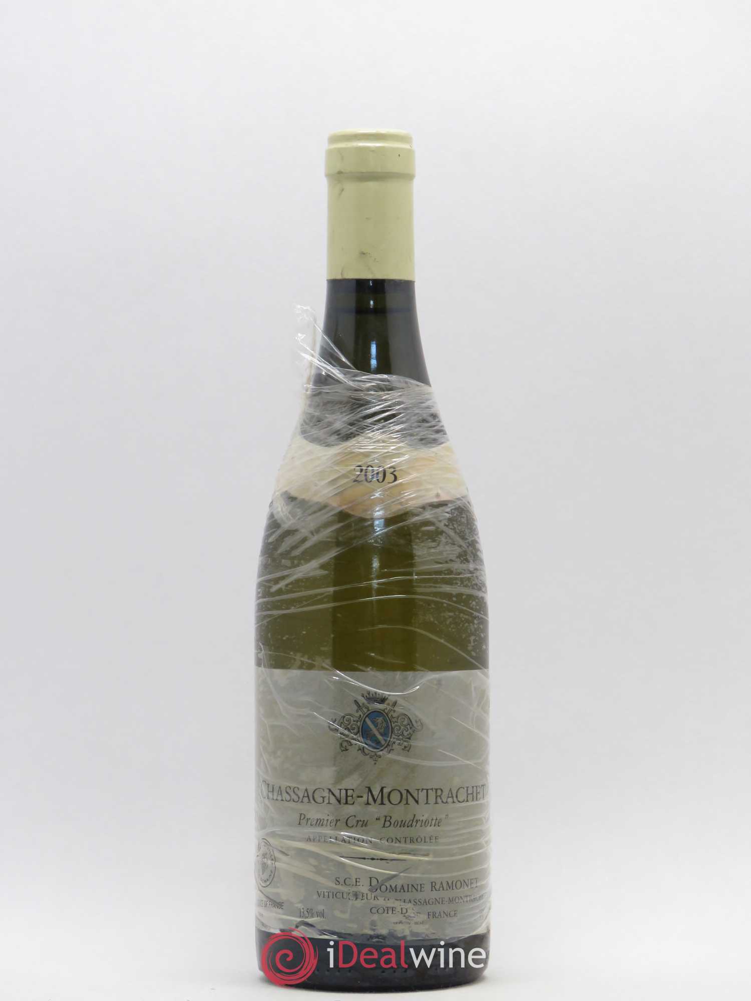 Chassagne-Montrachet 1er Cru Boudriotte Ramonet (Domaine) 2003 - Lot de 1 bouteille - 0
