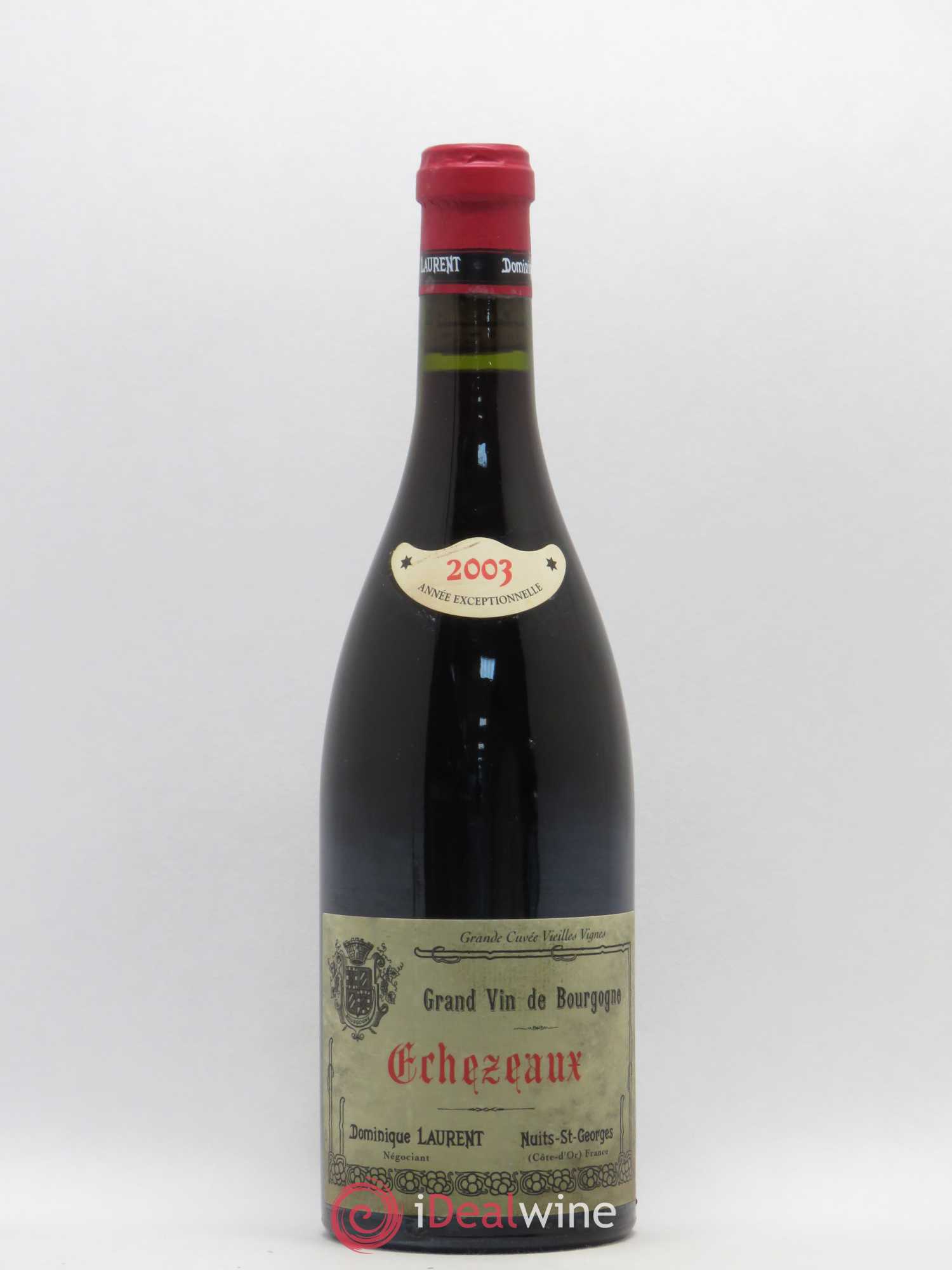 Echezeaux Grand Cru Vieilles Vignes Dominique Laurent 2003 - Lot de 1 bouteille - 0