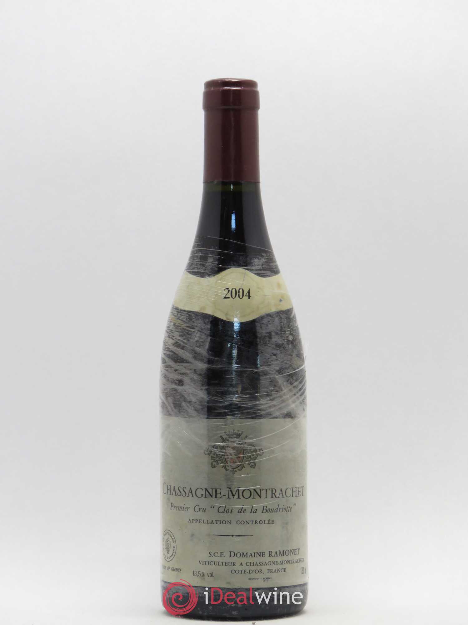 Chassagne-Montrachet 1er Cru Clos de la Boudriotte Ramonet (Domaine) 2004 - Lot de 1 bouteille - 0