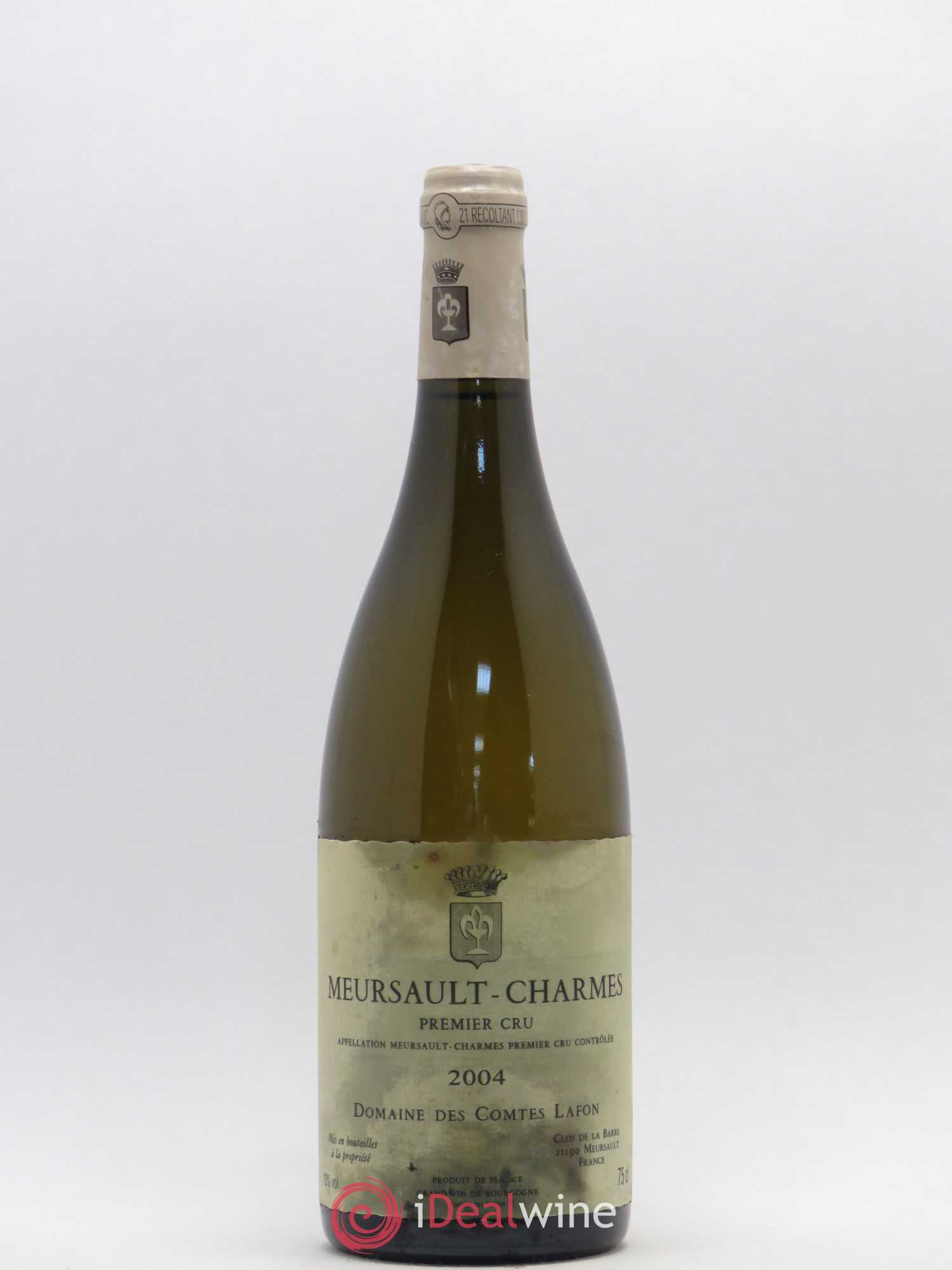 Meursault 1er Cru Charmes Comtes Lafon (Domaine des) 2004 - Lot de 1 bouteille - 0