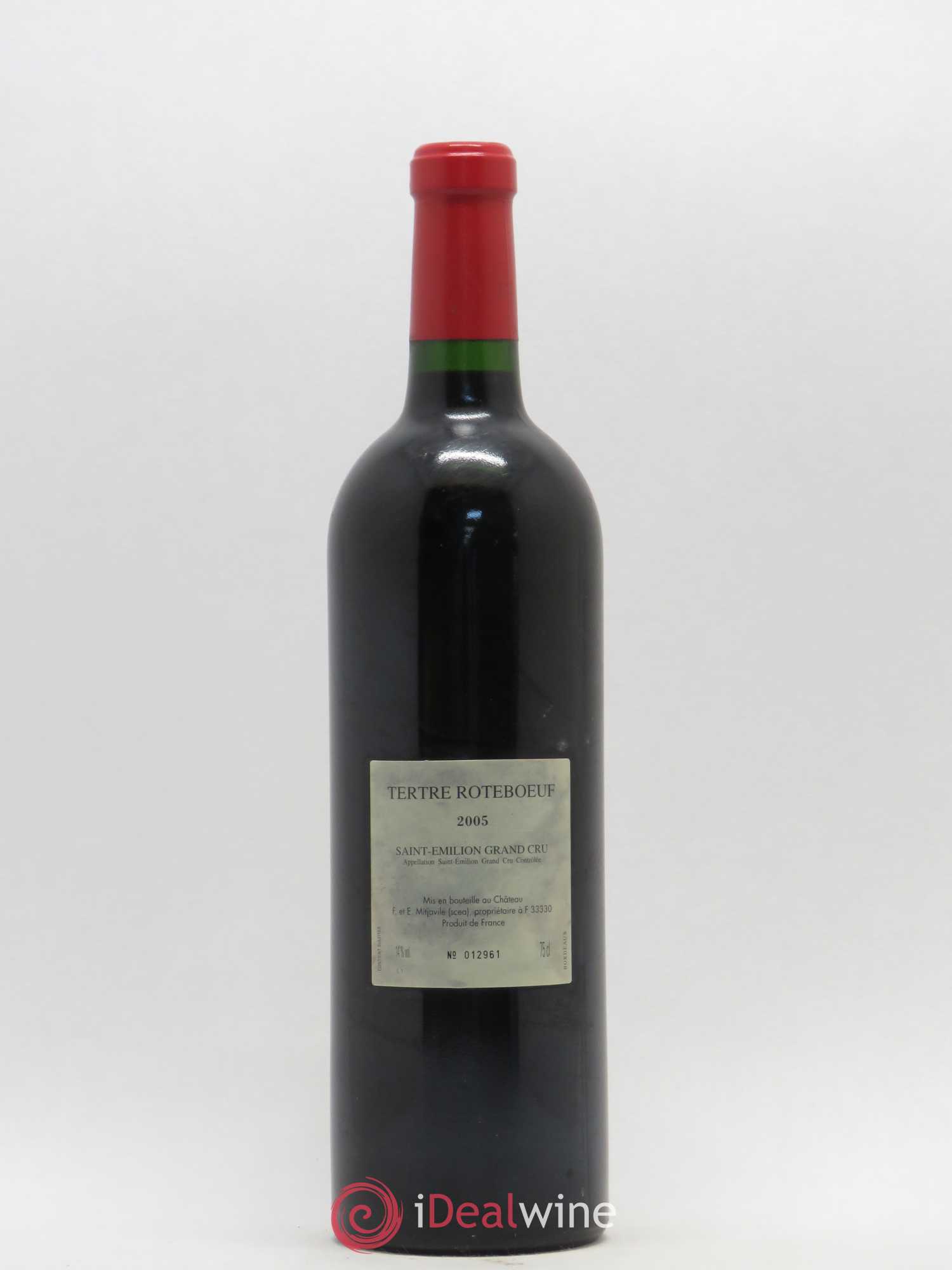 Château Tertre Roteboeuf 2005 - Lot de 1 bouteille - 1