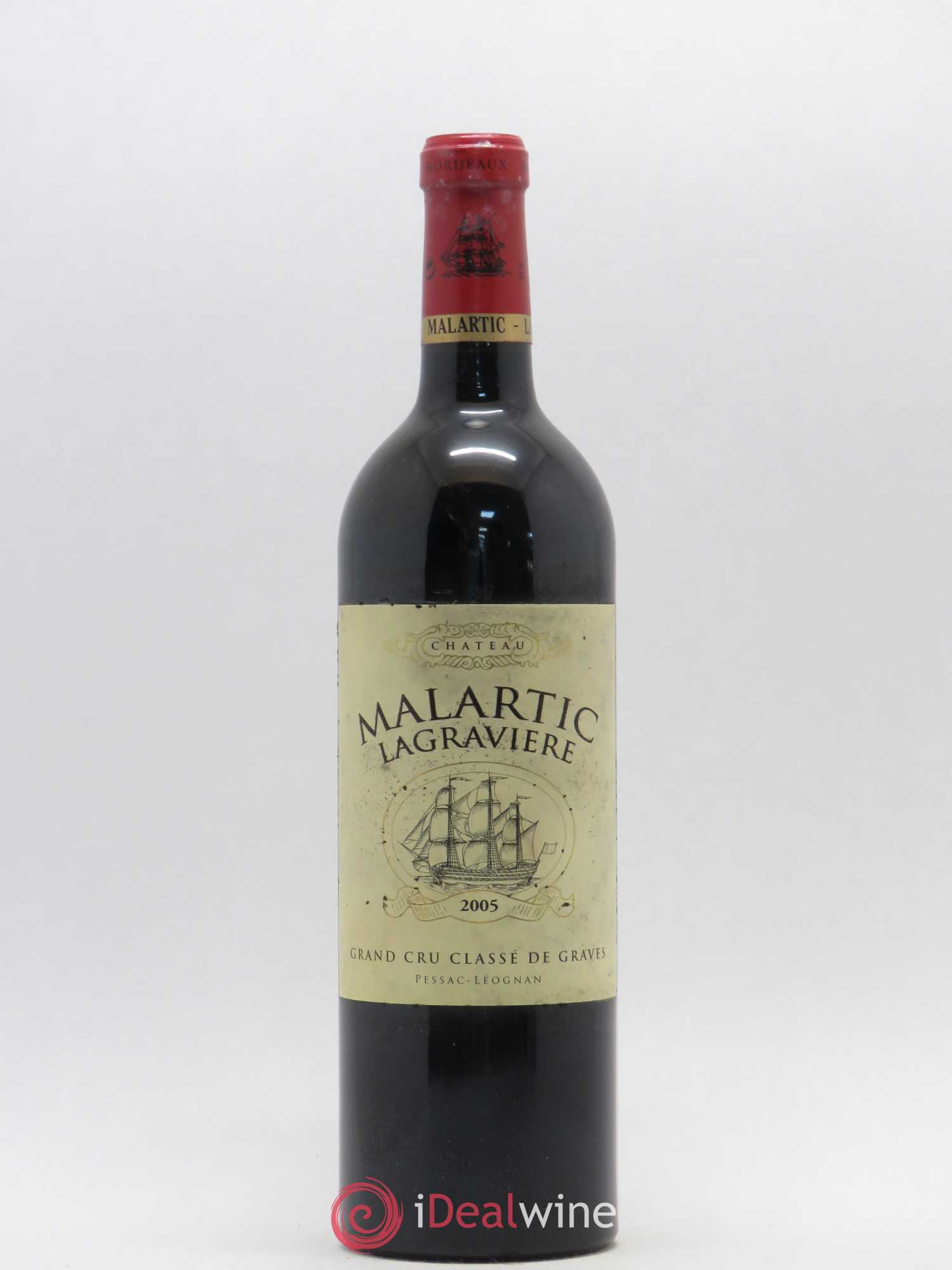 Château Malartic-Lagravière Cru Classé de Graves 2005 - Lot de 1 bouteille - 0