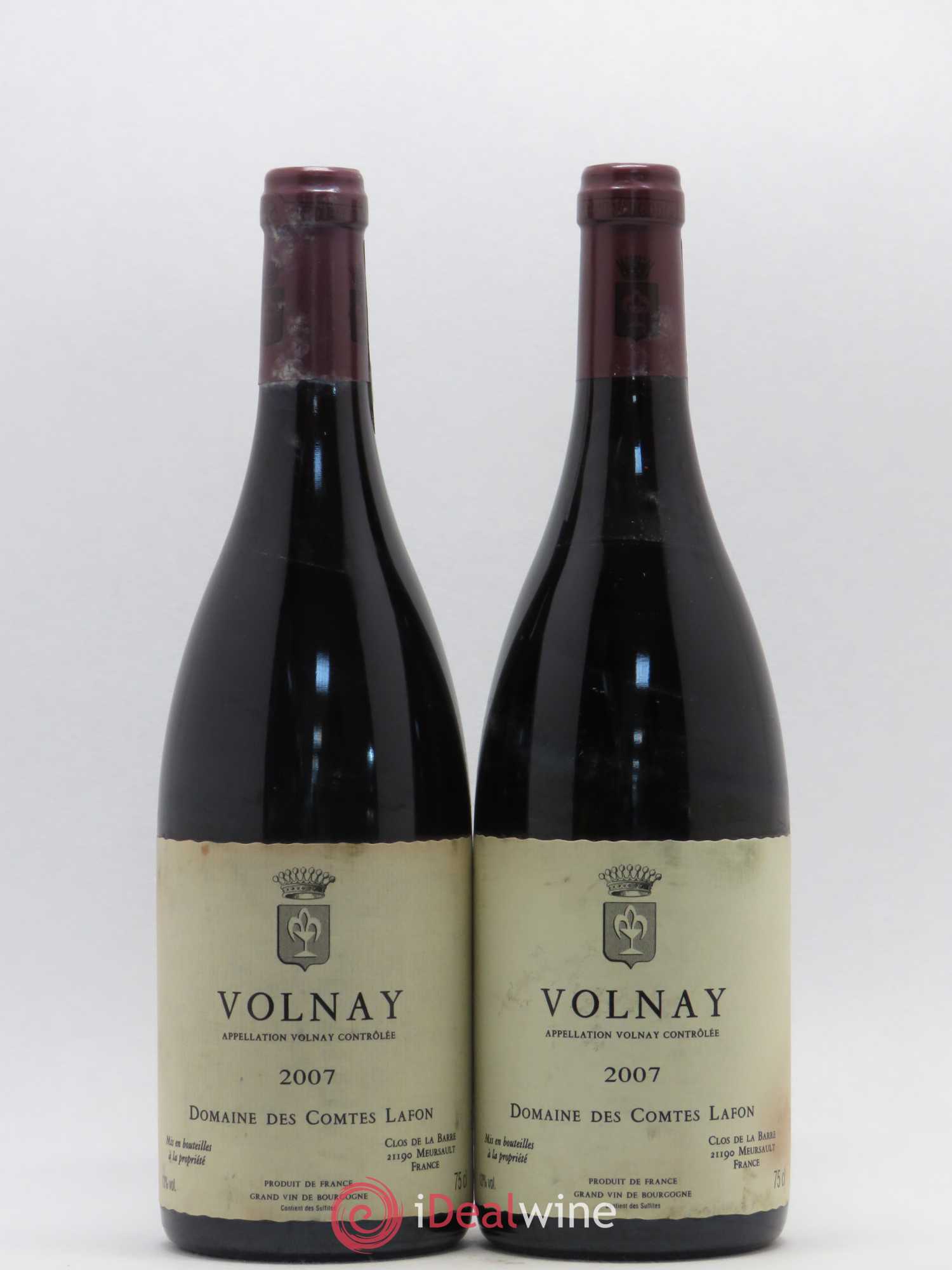 Volnay Comtes Lafon (Domaine des) 2007 - Lot de 2 bouteilles - 0