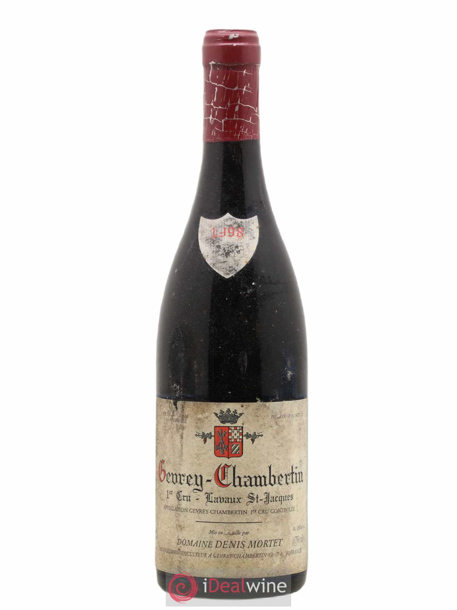 Gevrey-Chambertin 1er Cru Lavaux Saint Jacques Denis Mortet (Domaine) 1998 - Lot de 1 bouteille - 0