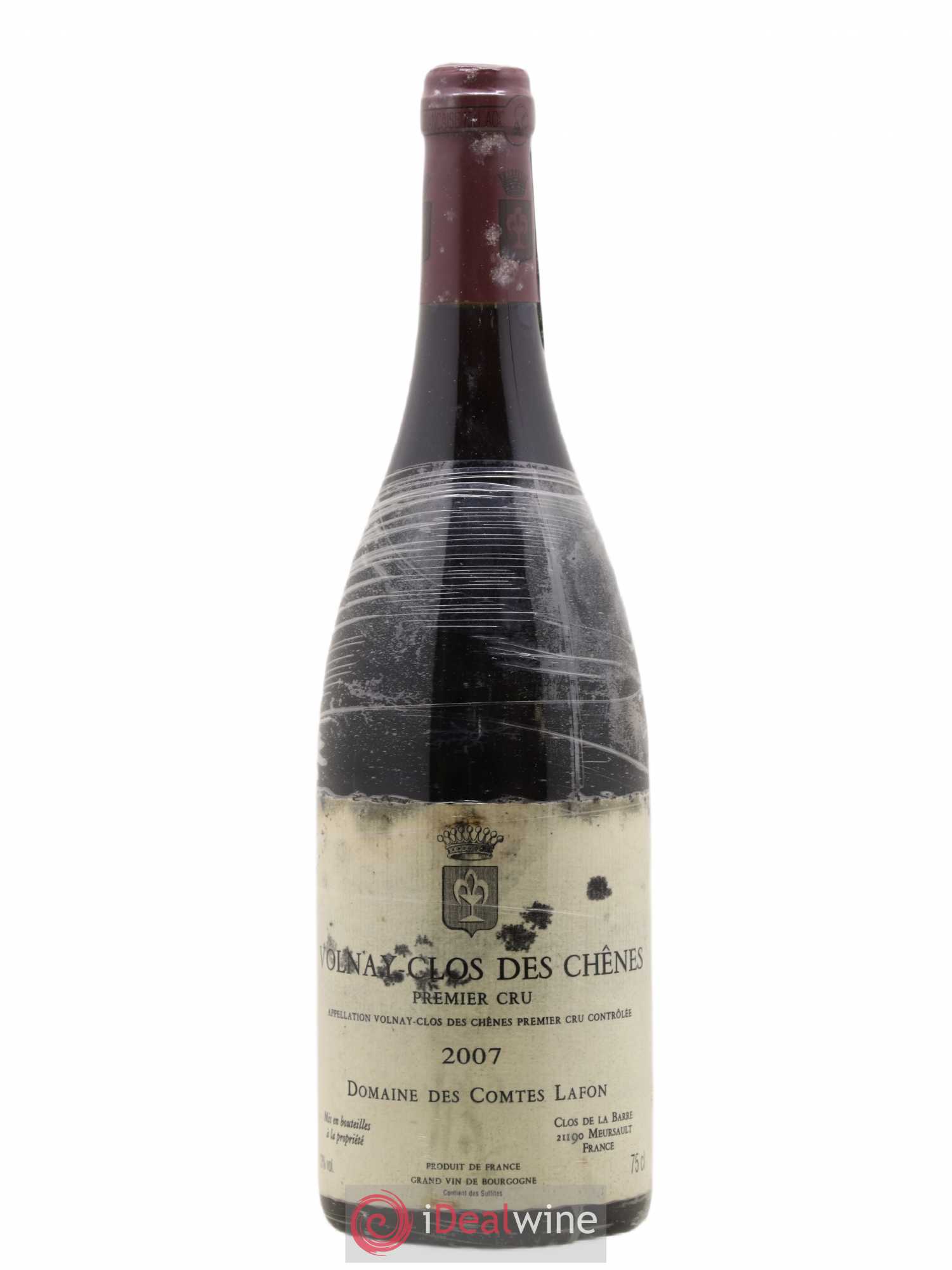 Volnay 1er Cru Clos des Chênes Comtes Lafon (Domaine des) 2007 - Lot de 1 bouteille - 0