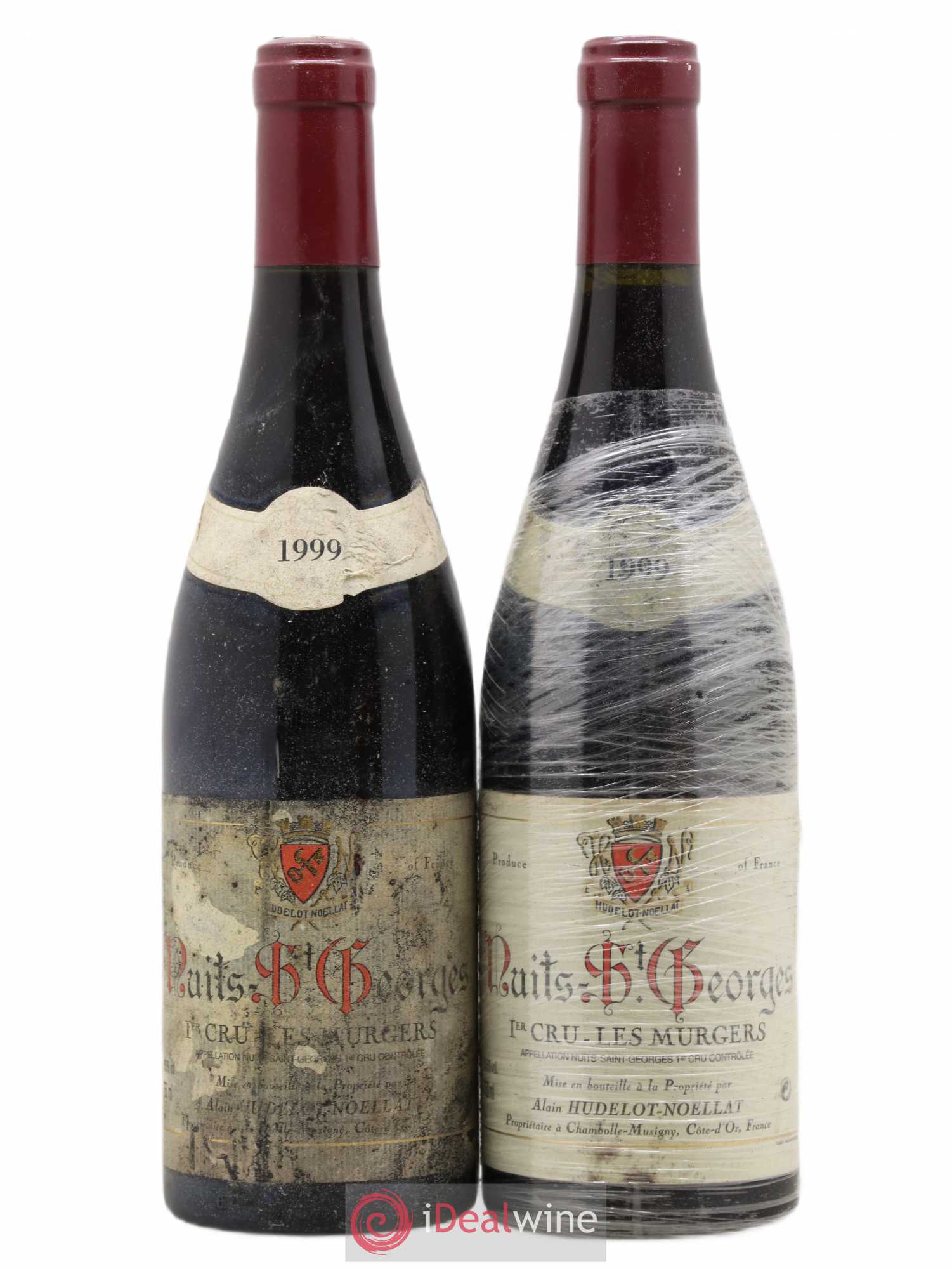 Nuits-Saint-Georges 1er Cru Les Murgers Hudelot-Noëllat 1999 - Lot de 2 bouteilles - 0