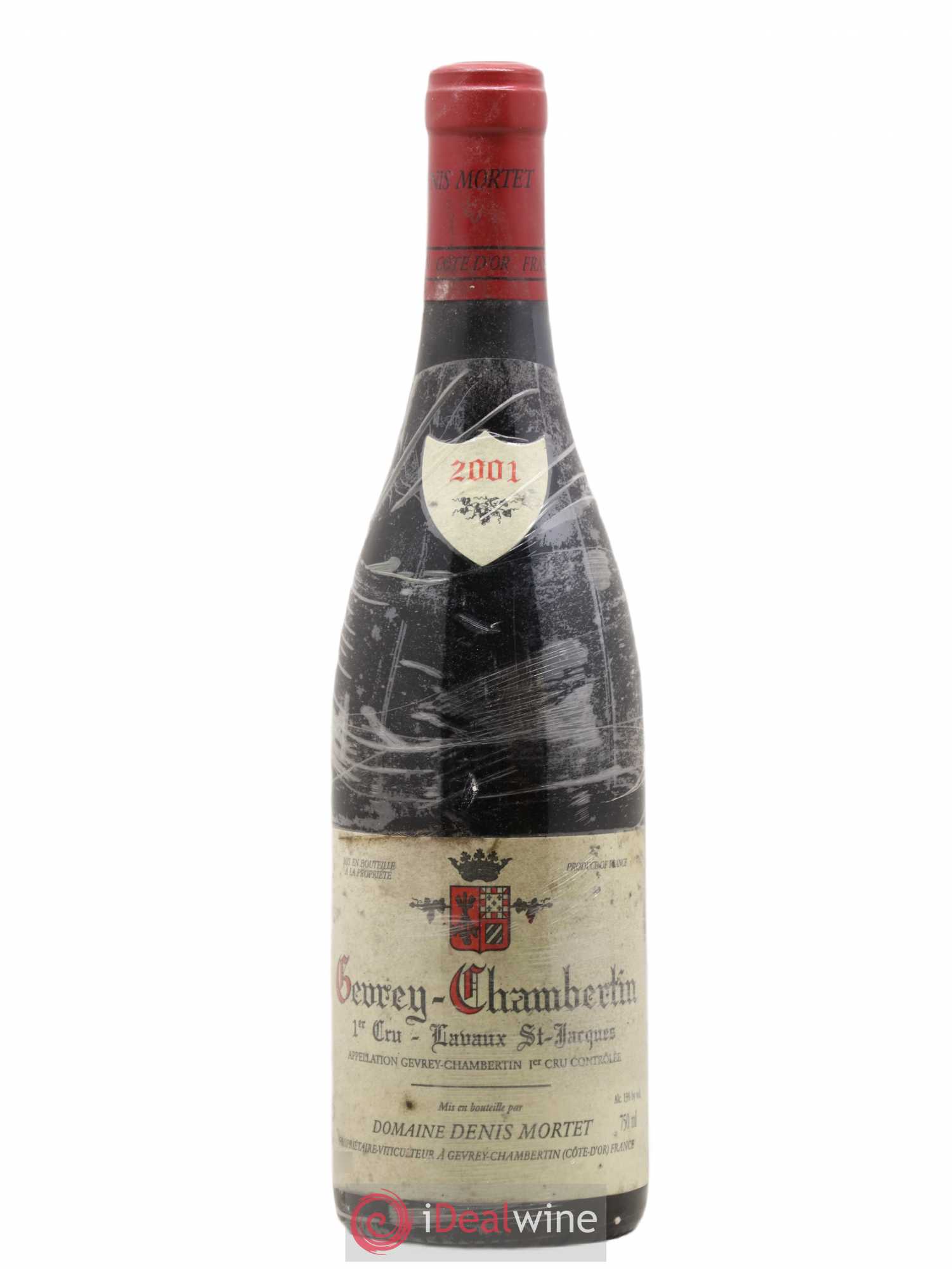 Gevrey-Chambertin 1er Cru Lavaux Saint Jacques Denis Mortet (Domaine) 2001 - Lot de 1 bouteille - 0