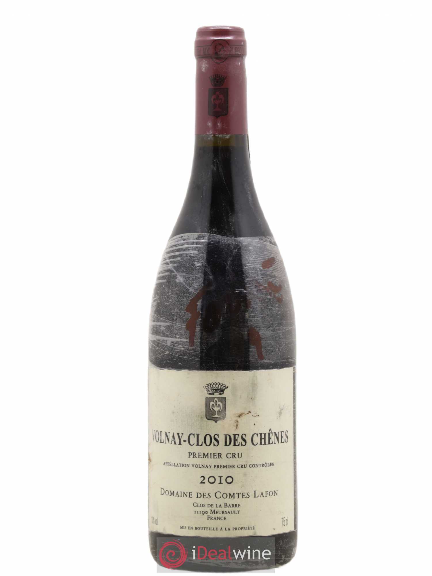 Volnay 1er Cru Clos des Chênes Comtes Lafon (Domaine des) 2010 - Lot de 1 bouteille - 0