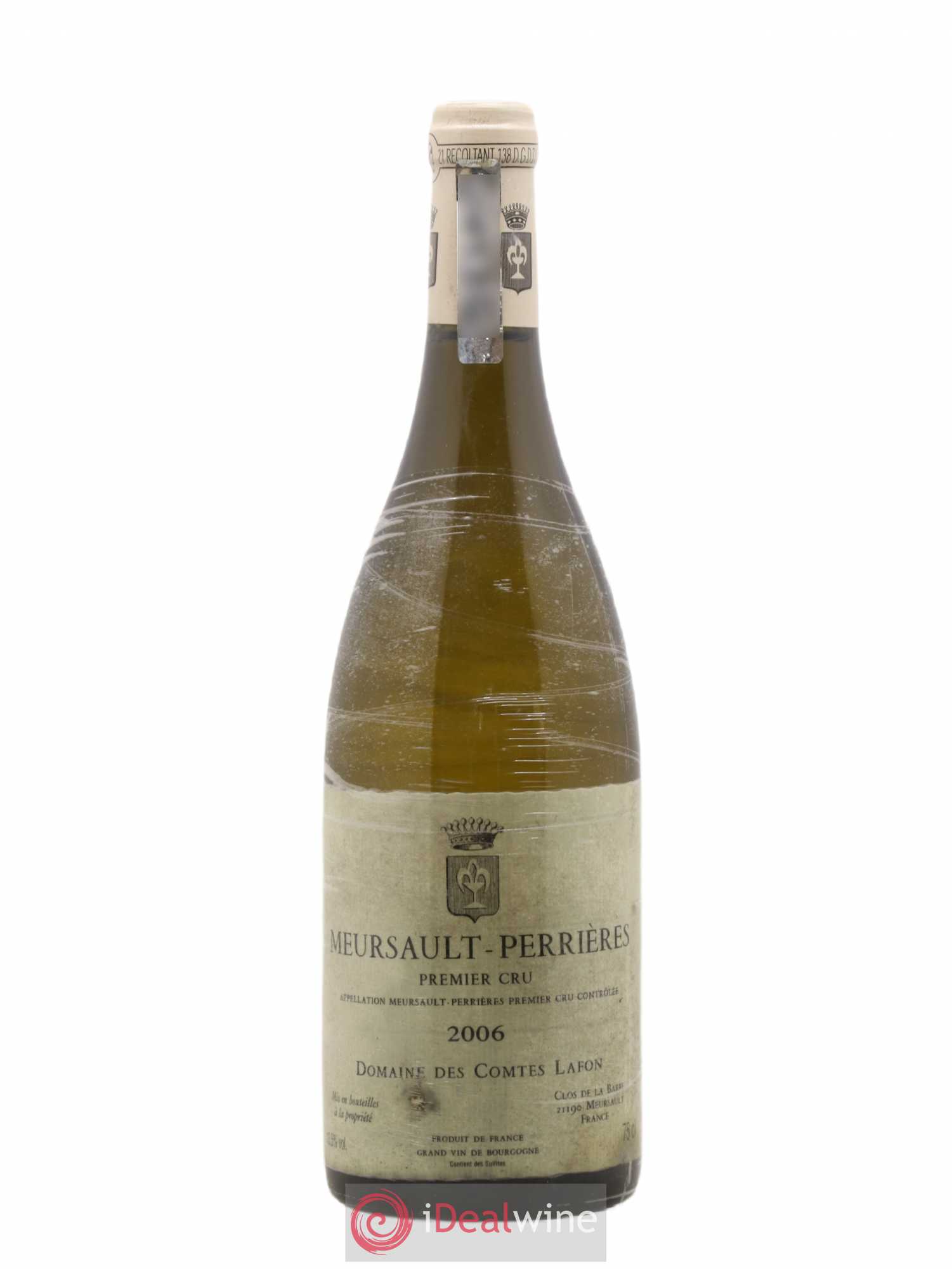 Meursault 1er Cru Perrières Comtes Lafon (Domaine des) 2006 - Lot de 1 bouteille - 0