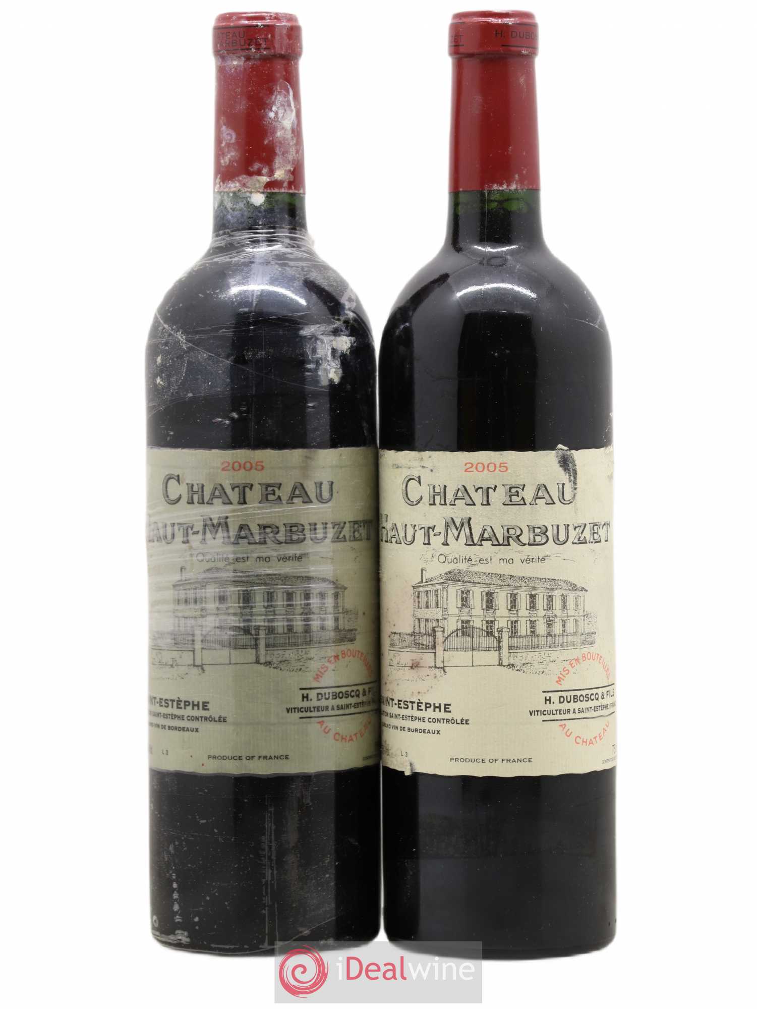 Château Haut Marbuzet 2005 - Lot de 2 bouteilles - 0