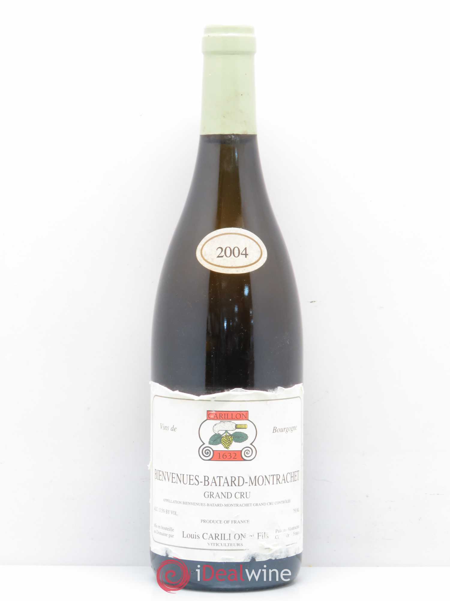 Bienvenues-Bâtard-Montrachet Grand Cru Louis Carillon & Fils 2004 - Lot de 1 bouteille - 0