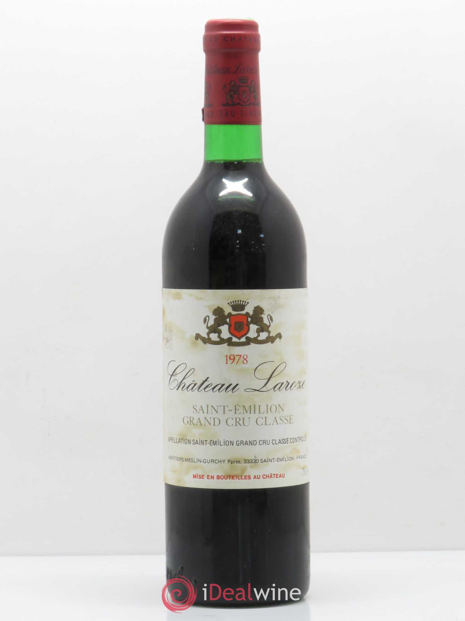 Saint-Émilion Château Larose (sans prix de réserve) 1978 - Posten von 1 Flasche - 0