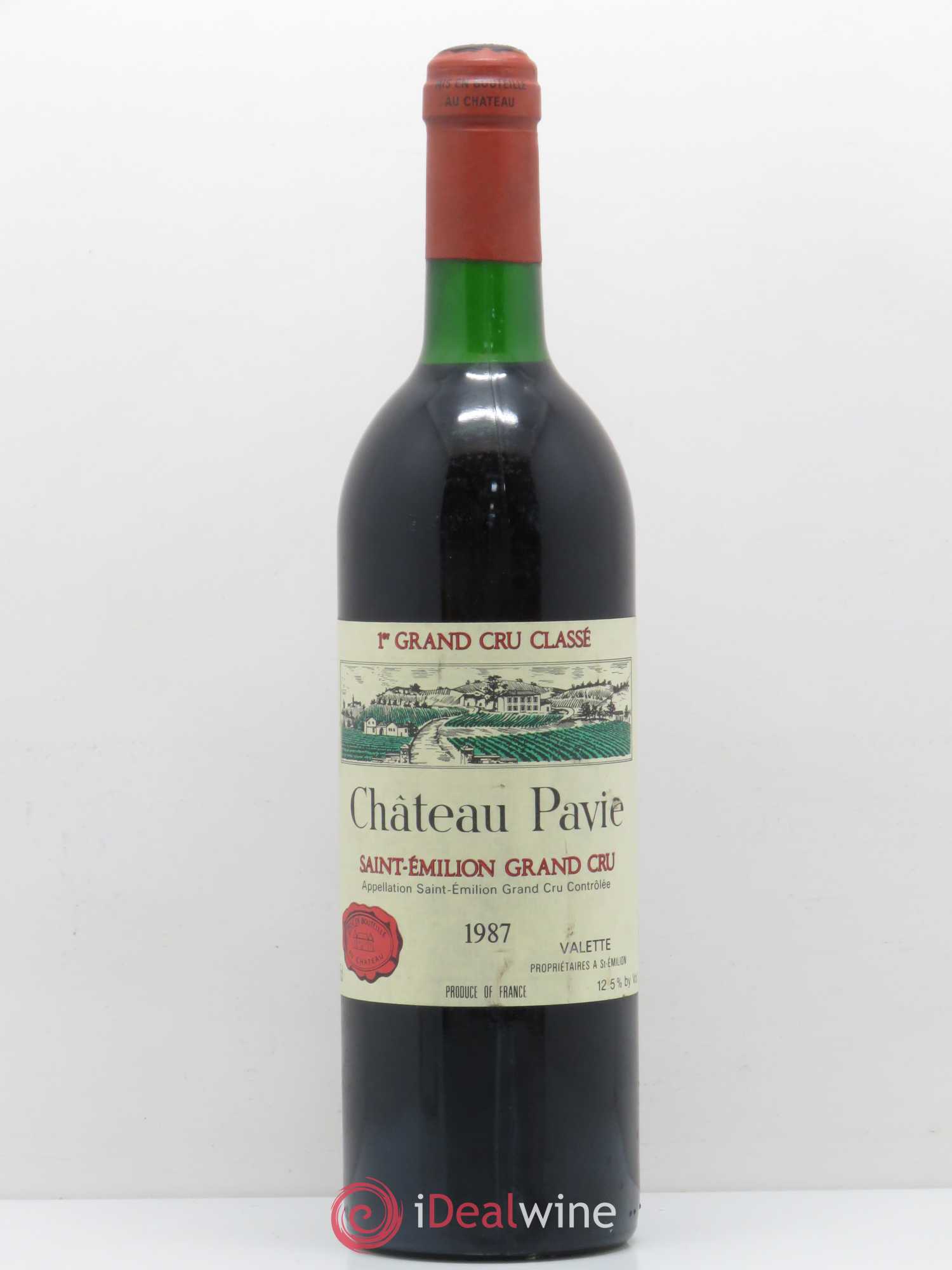 Château Pavie 1er Grand Cru Classé A 1987 - Lot de 1 bouteille - 0