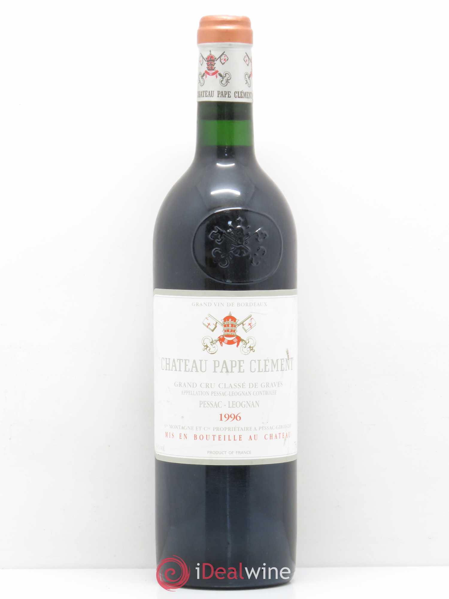 Château Pape Clément Cru Classé de Graves 1996 - Lot de 1 bouteille - 0