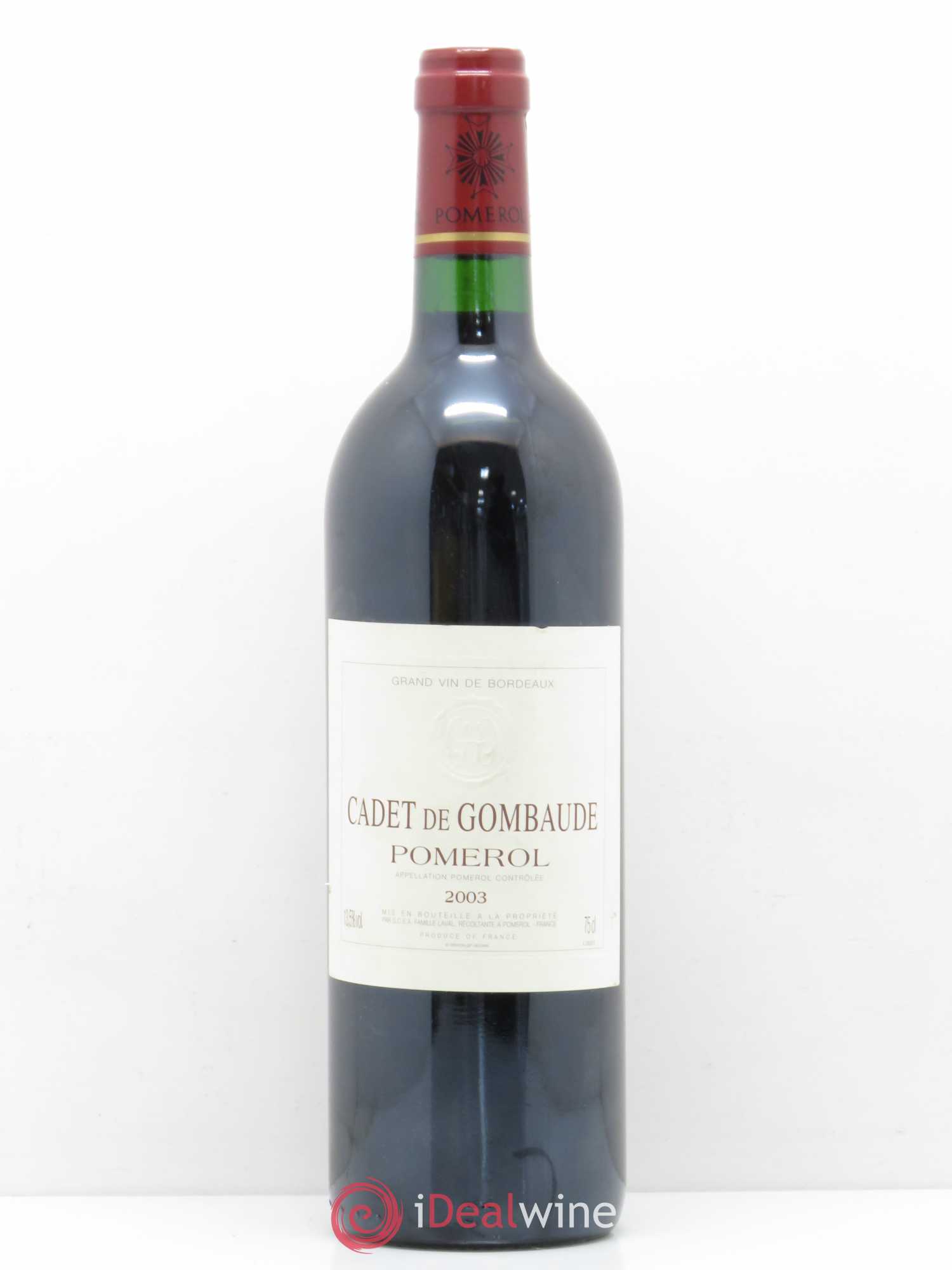 Pomerol Cadet de Gombaude 2003 - Posten von 1 Flasche - 0