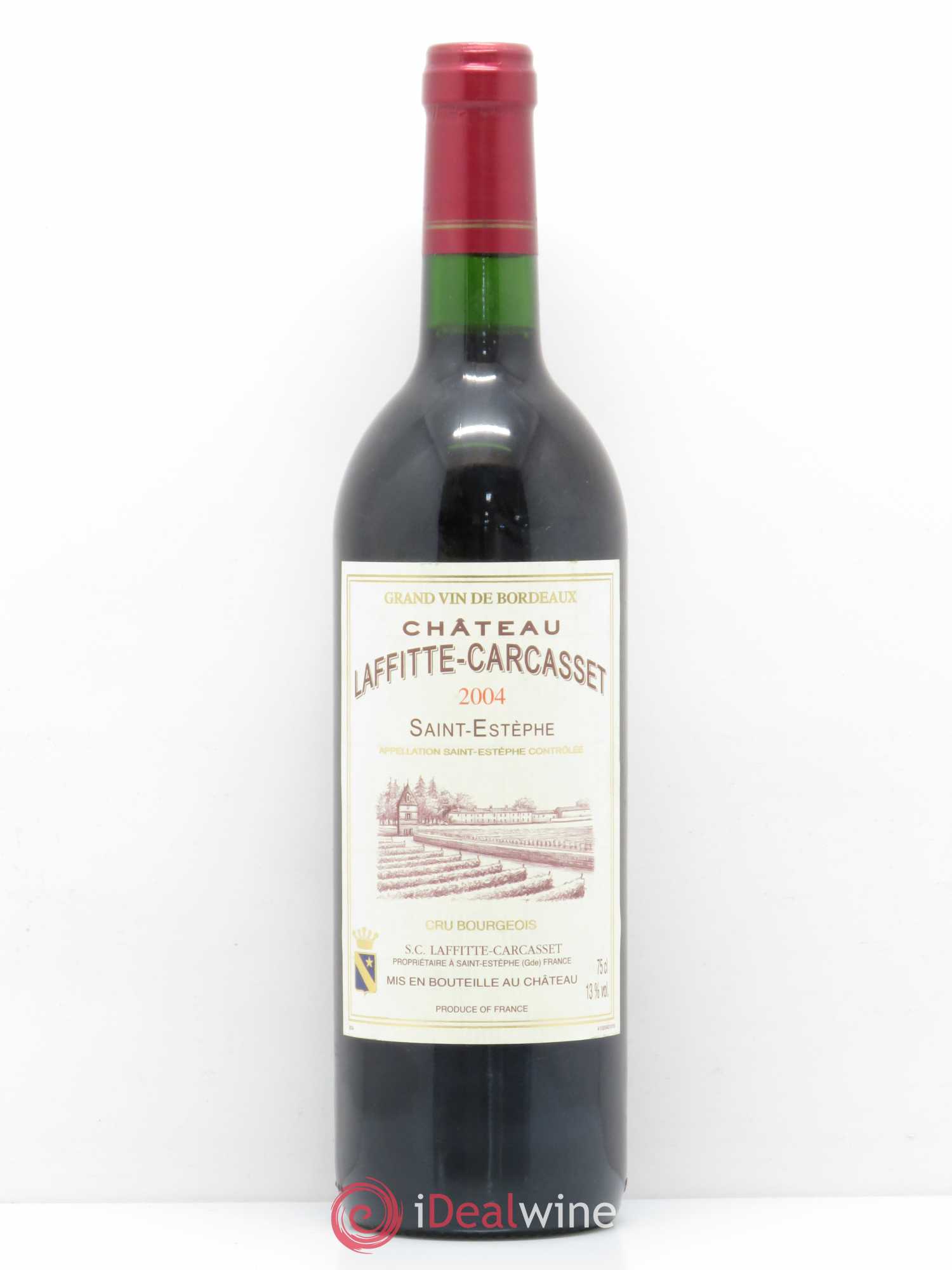Château Laffitte Carcasset Cru Bourgeois (sans prix de réserve) 2004 - Lot de 1 bouteille - 0