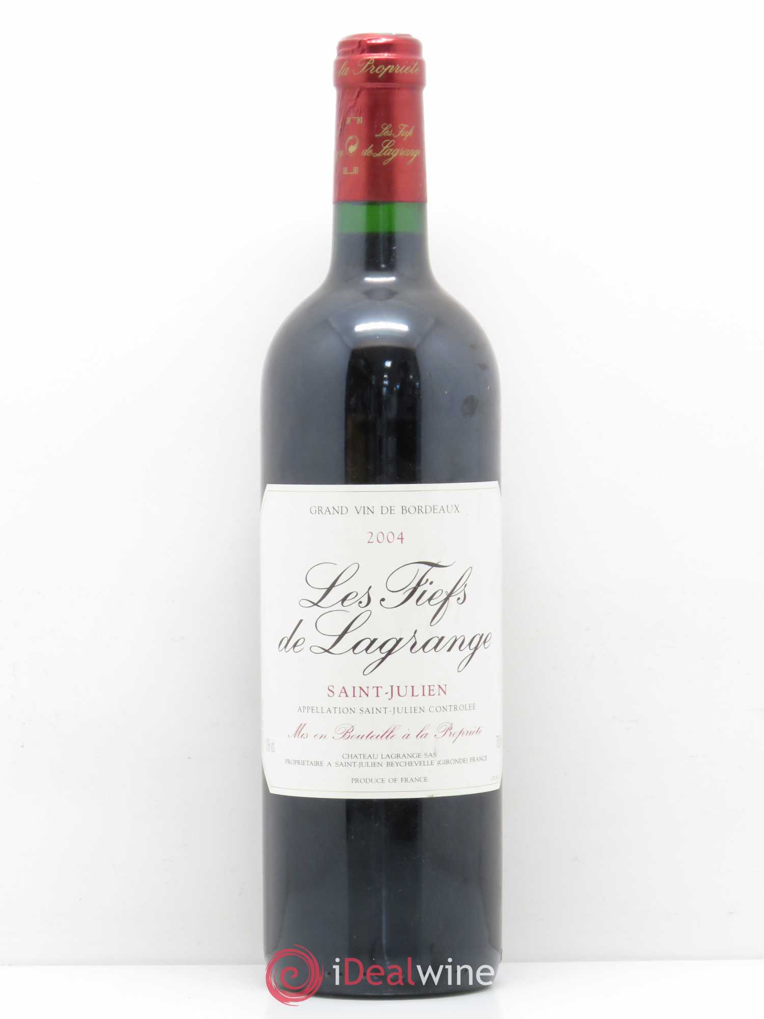 Les Fiefs de Lagrange Second Vin 2004 - Lot de 1 bouteille - 0