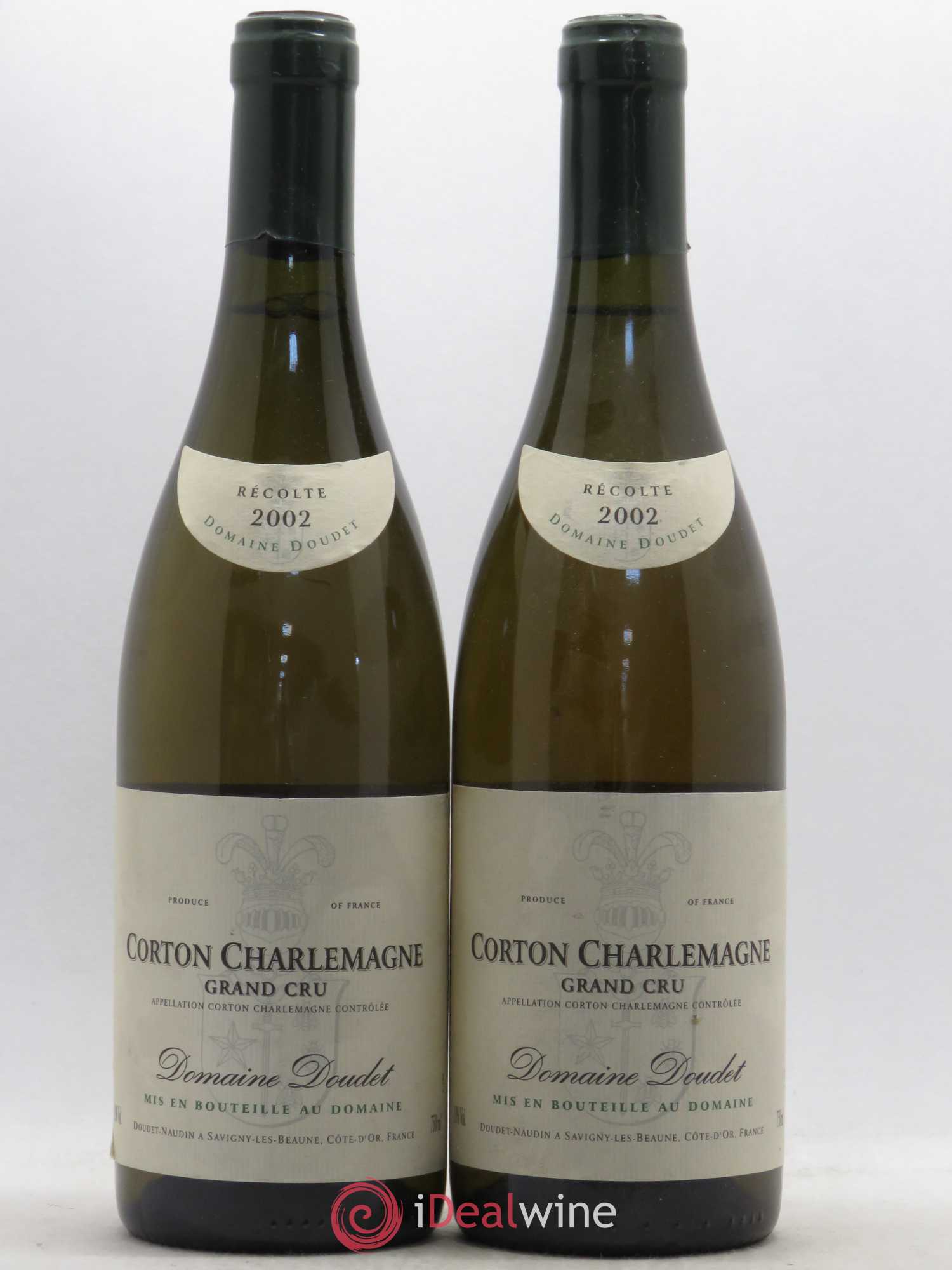 Corton-Charlemagne Grand Cru Doudet Naudin 2002 - Posten von 2 Flaschen - 0