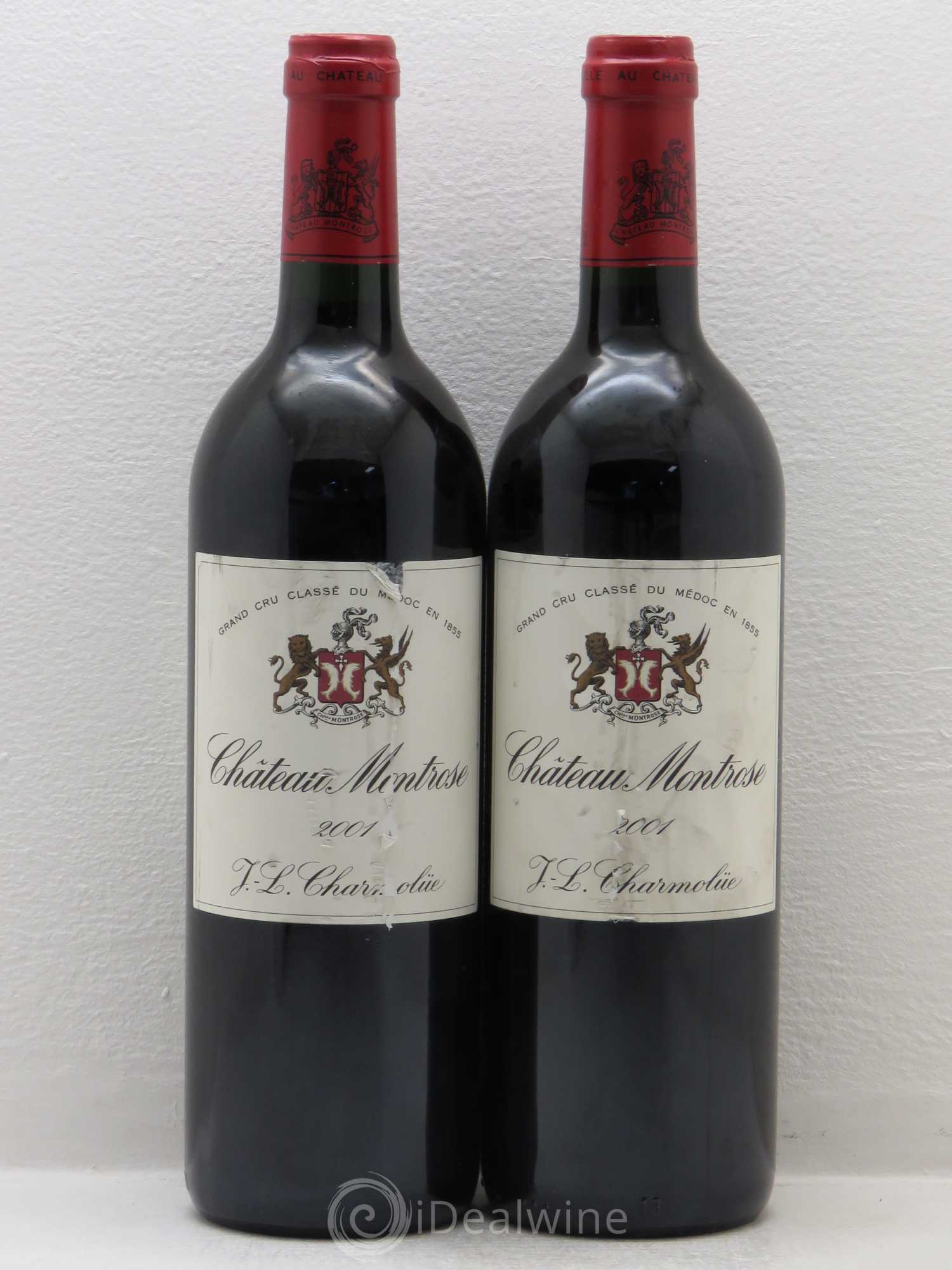 Château Montrose 2ème Grand Cru Classé 2001 - Lot de 2 bouteilles - 0