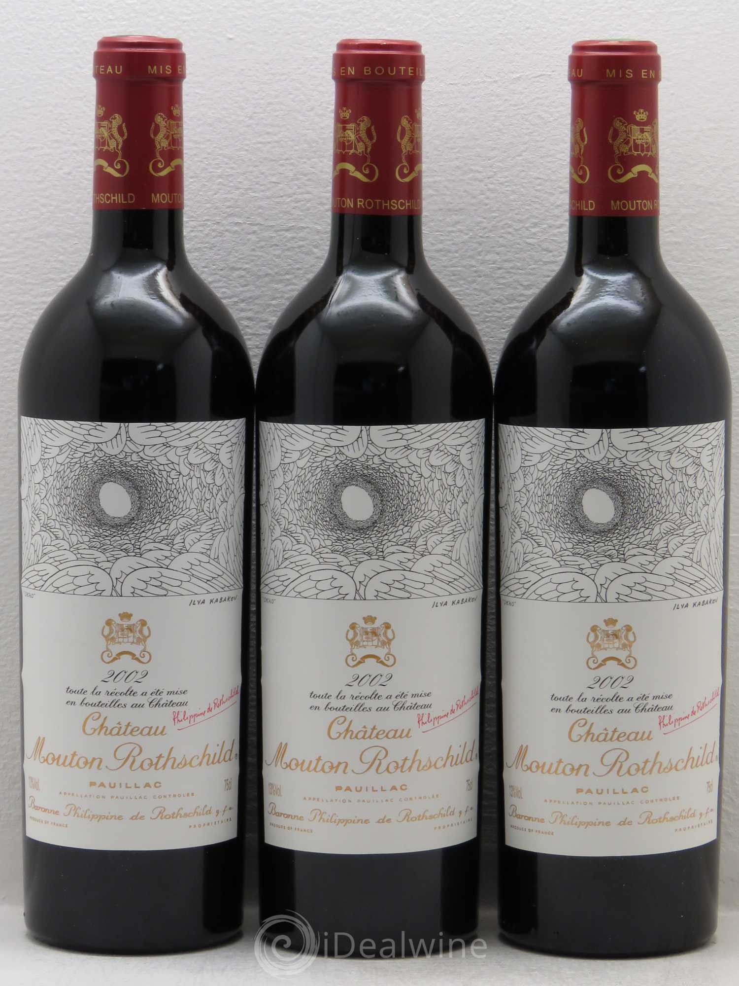 Château Mouton Rothschild 1er Grand Cru Classé 2002 - Lot de 12 bouteilles - 4
