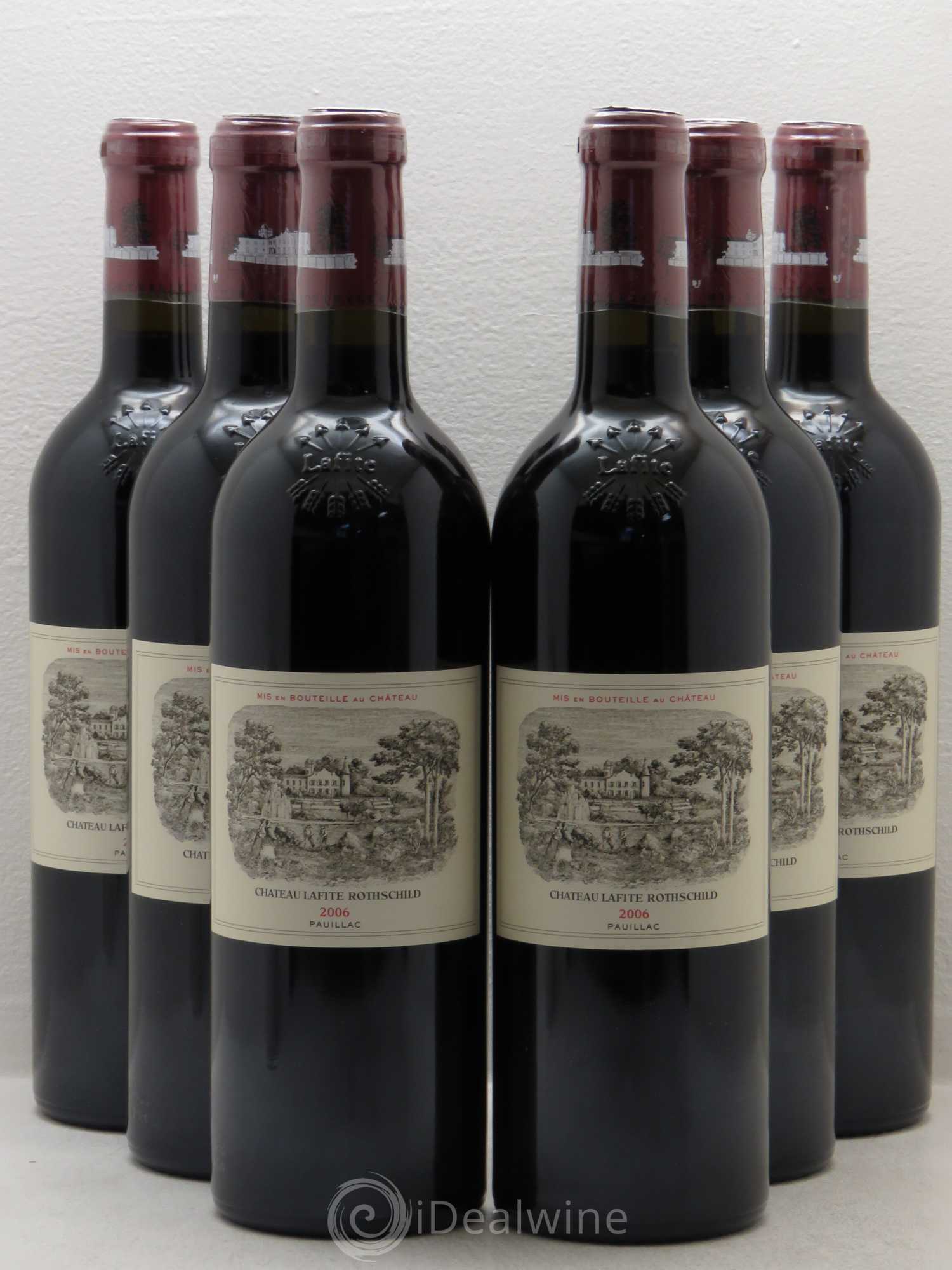 Château Lafite Rothschild 1er Grand Cru Classé 2006 - Lot de 6 bouteilles - 0