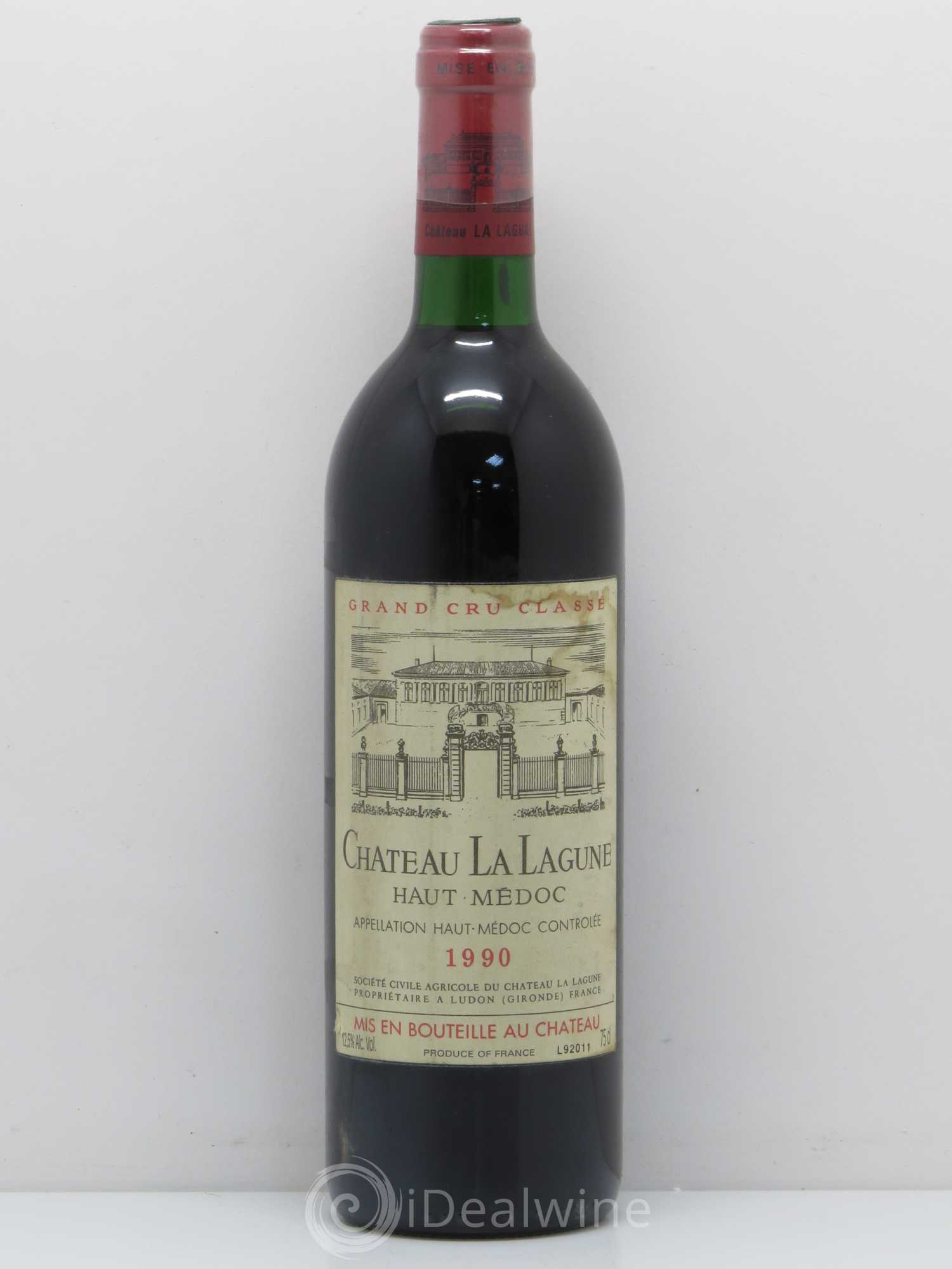 Château la Lagune 3ème Grand Cru Classé 1990 - Lot de 1 bouteille - 0