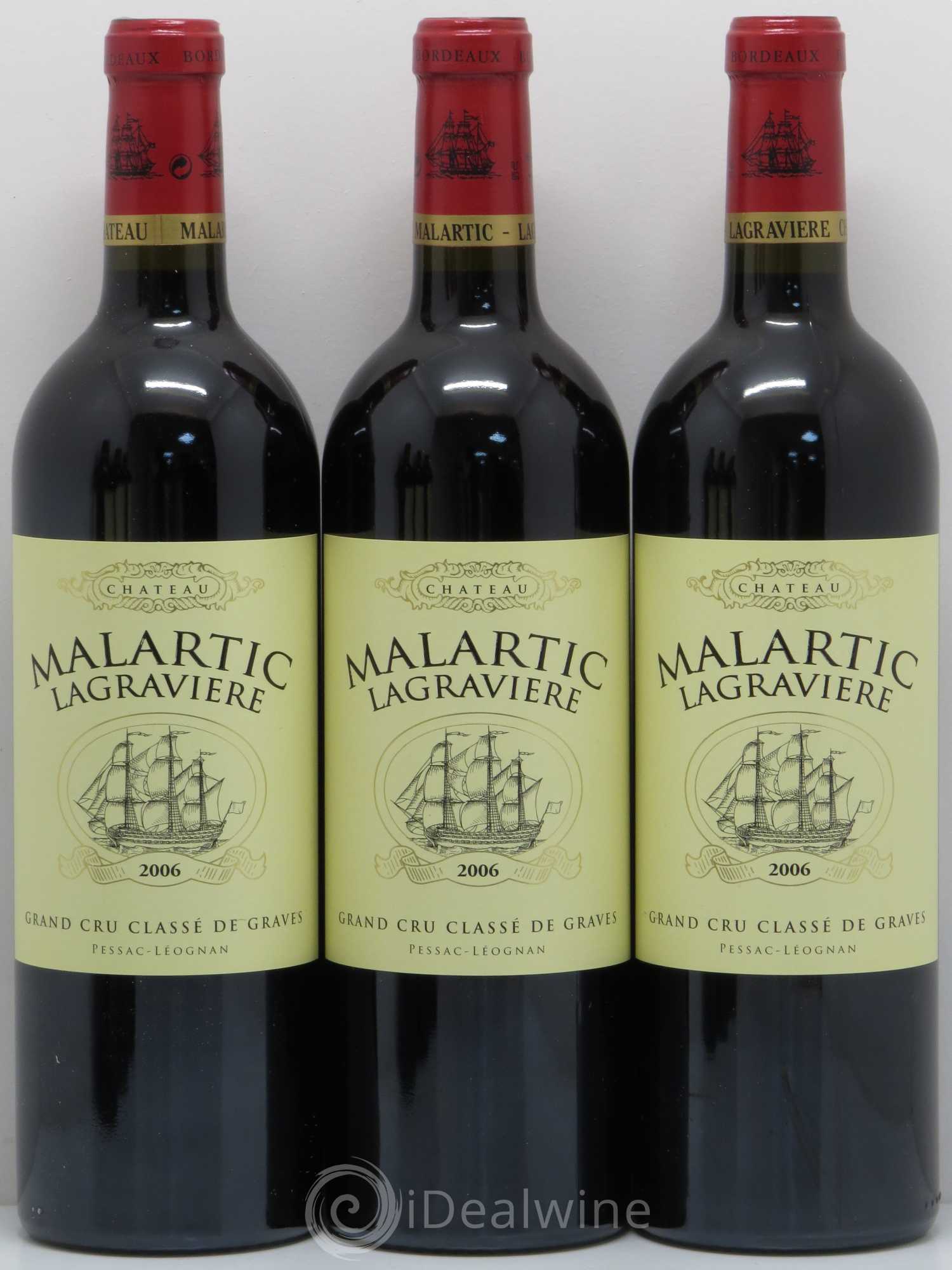 Château Malartic-Lagravière Cru Classé de Graves 2006 - Lot de 6 bouteilles - 1
