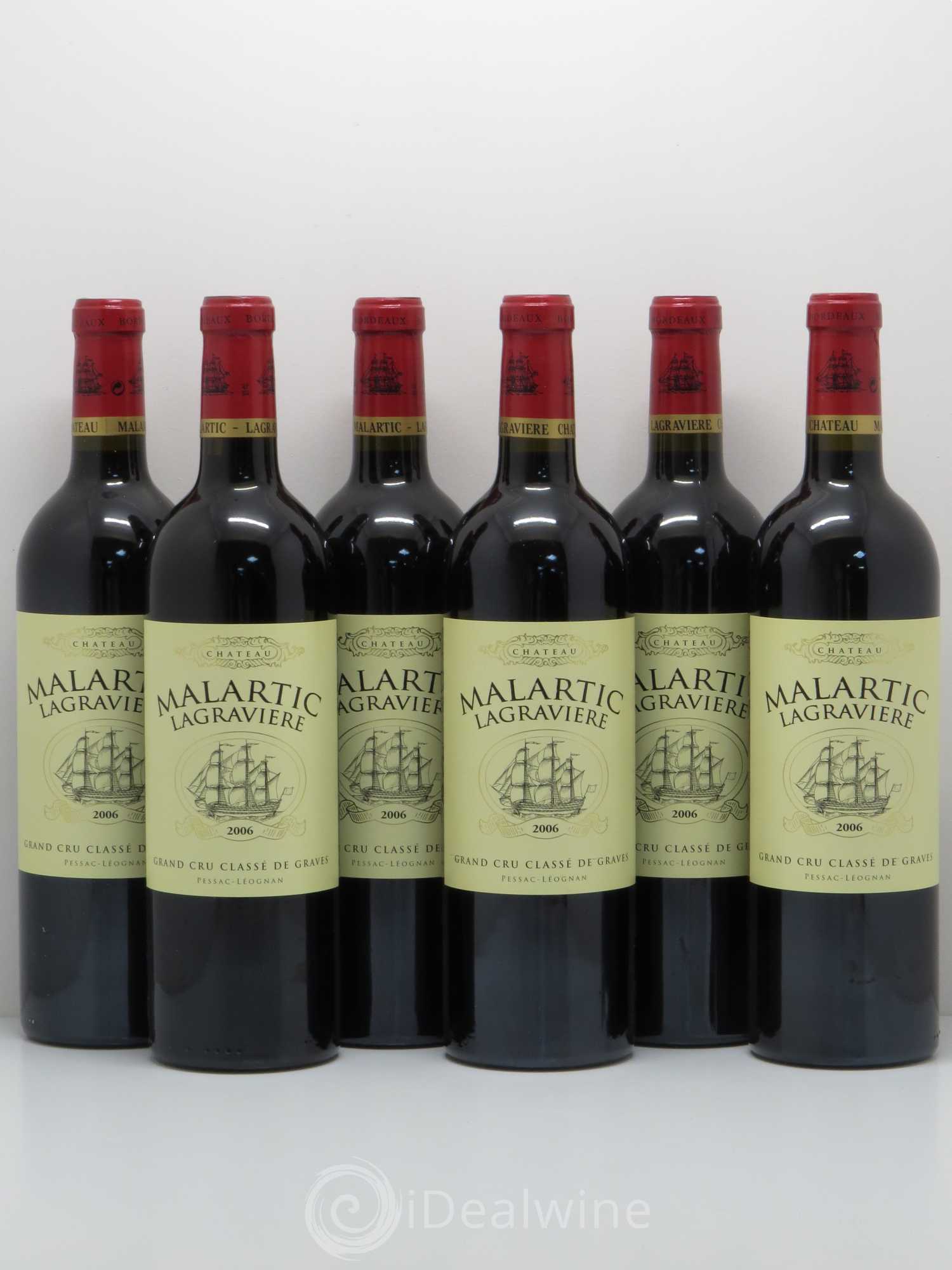 Château Malartic-Lagravière Cru Classé de Graves 2006 - Lot de 6 bouteilles - 0
