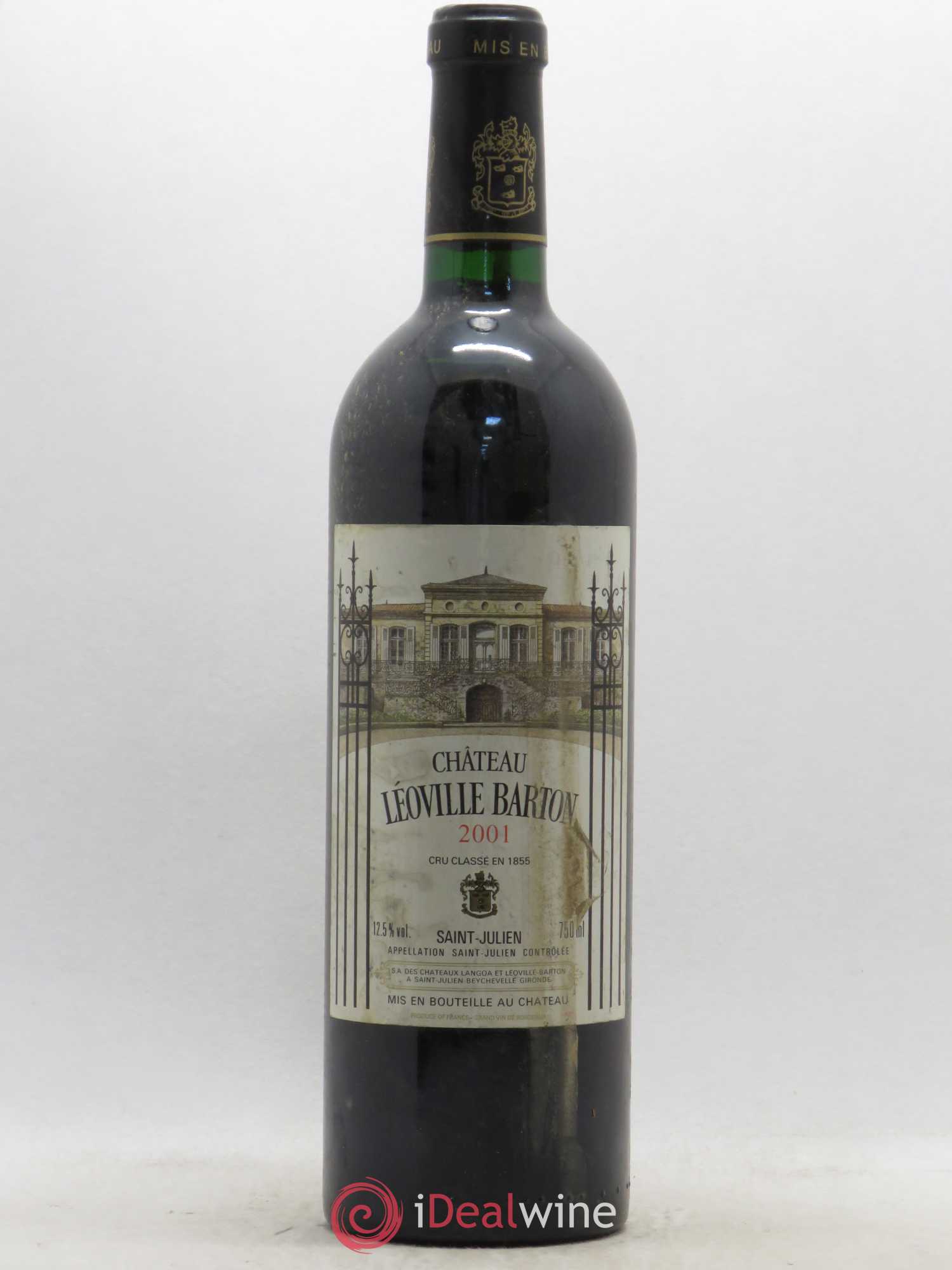 Château Léoville Barton 2ème Grand Cru Classé 2001 - Lot de 1 bouteille - 0