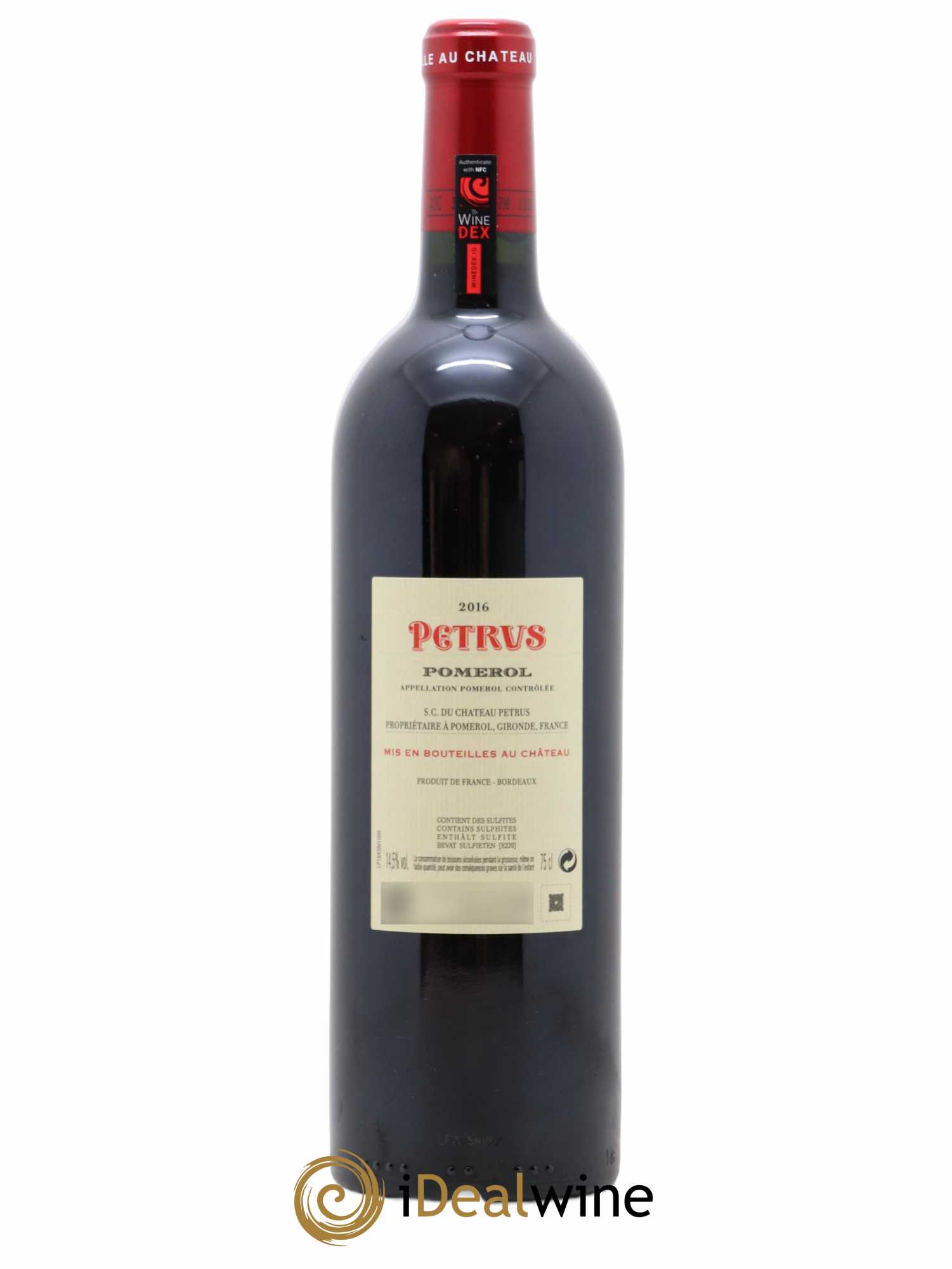 Petrus 2016 - Lot de 1 bouteille - 2
