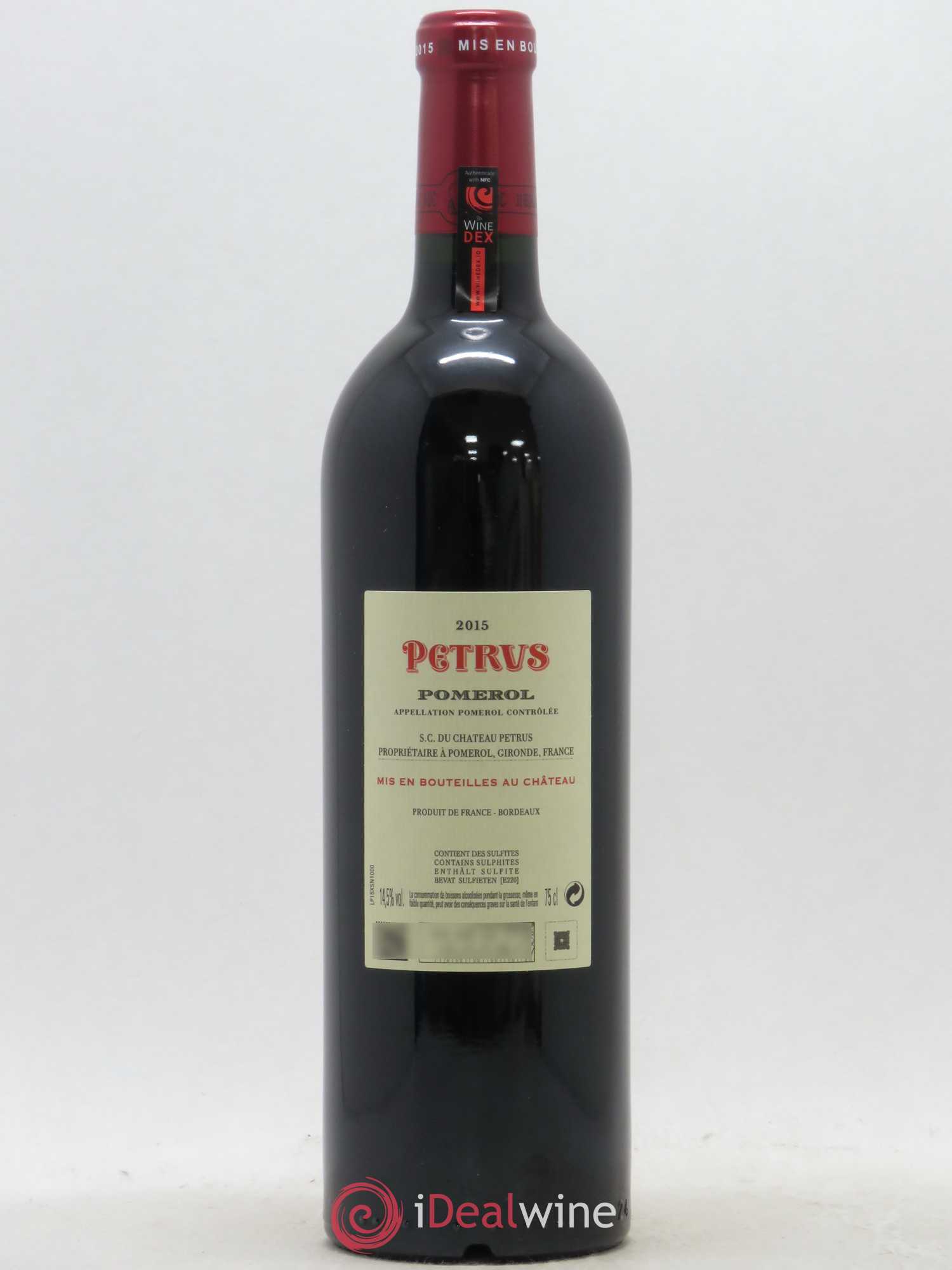 Petrus 2015 - Lot de 1 bouteille - 1