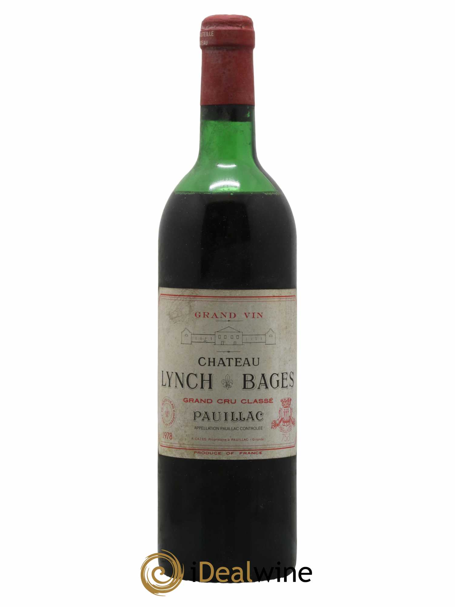 Château Lynch Bages 5ème Grand Cru Classé 1978 - Lot de 1 bouteille - 0
