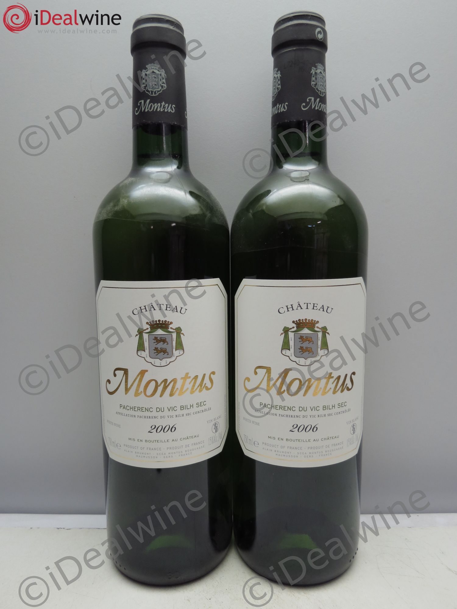 Pacherenc du Vic-Bilh Château Montus (sec) 2006 - Lotto di 2 bottiglie - 0