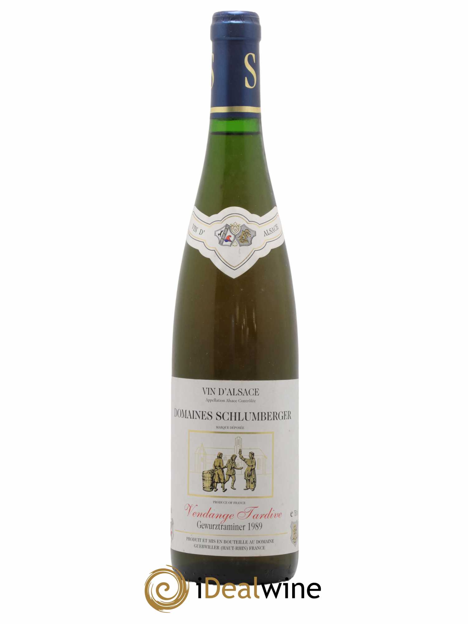 Alsace Gewurztraminer Vendanges Tardives Domaine Schlumberger 1989 - Lot de 1 bouteille - 0